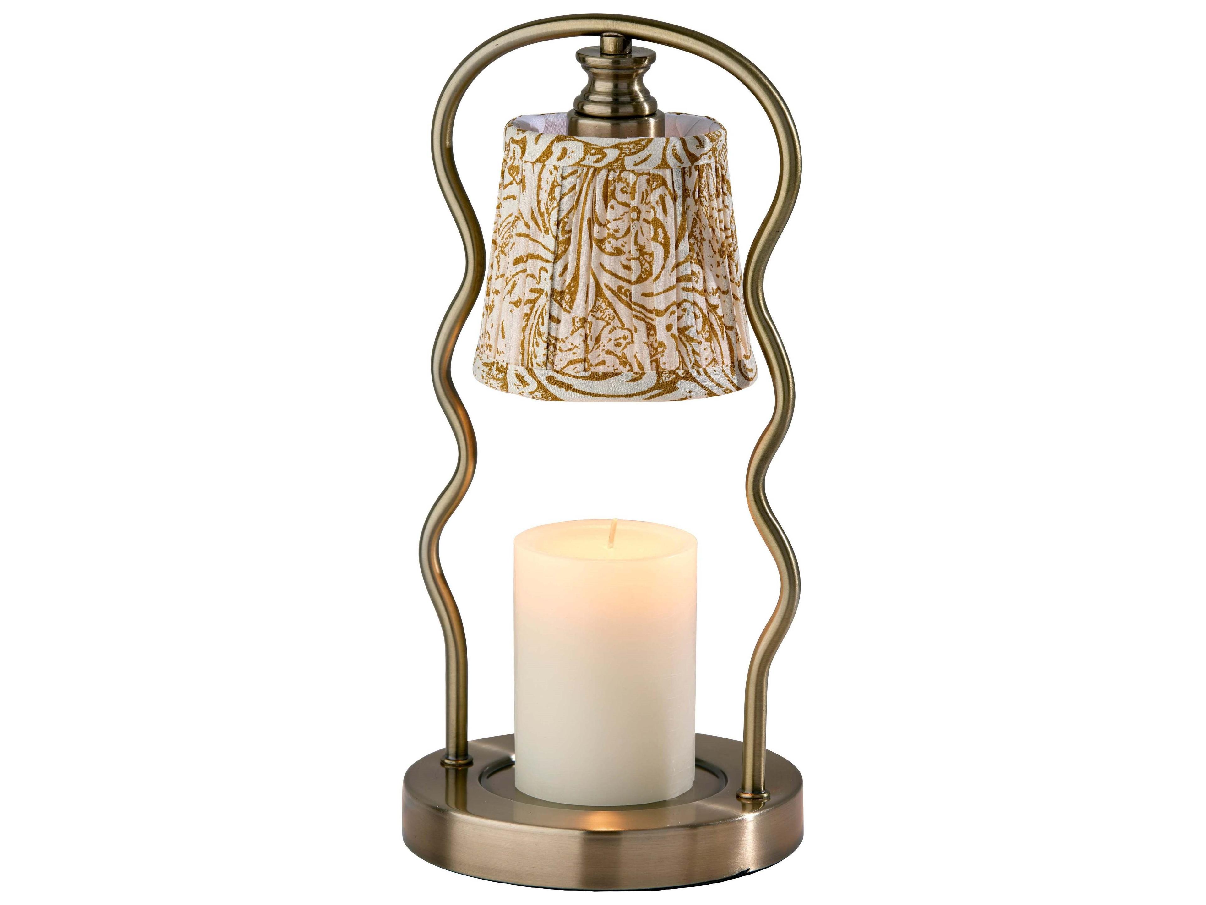 Adesso Twirl Antique Brass Table Lamp