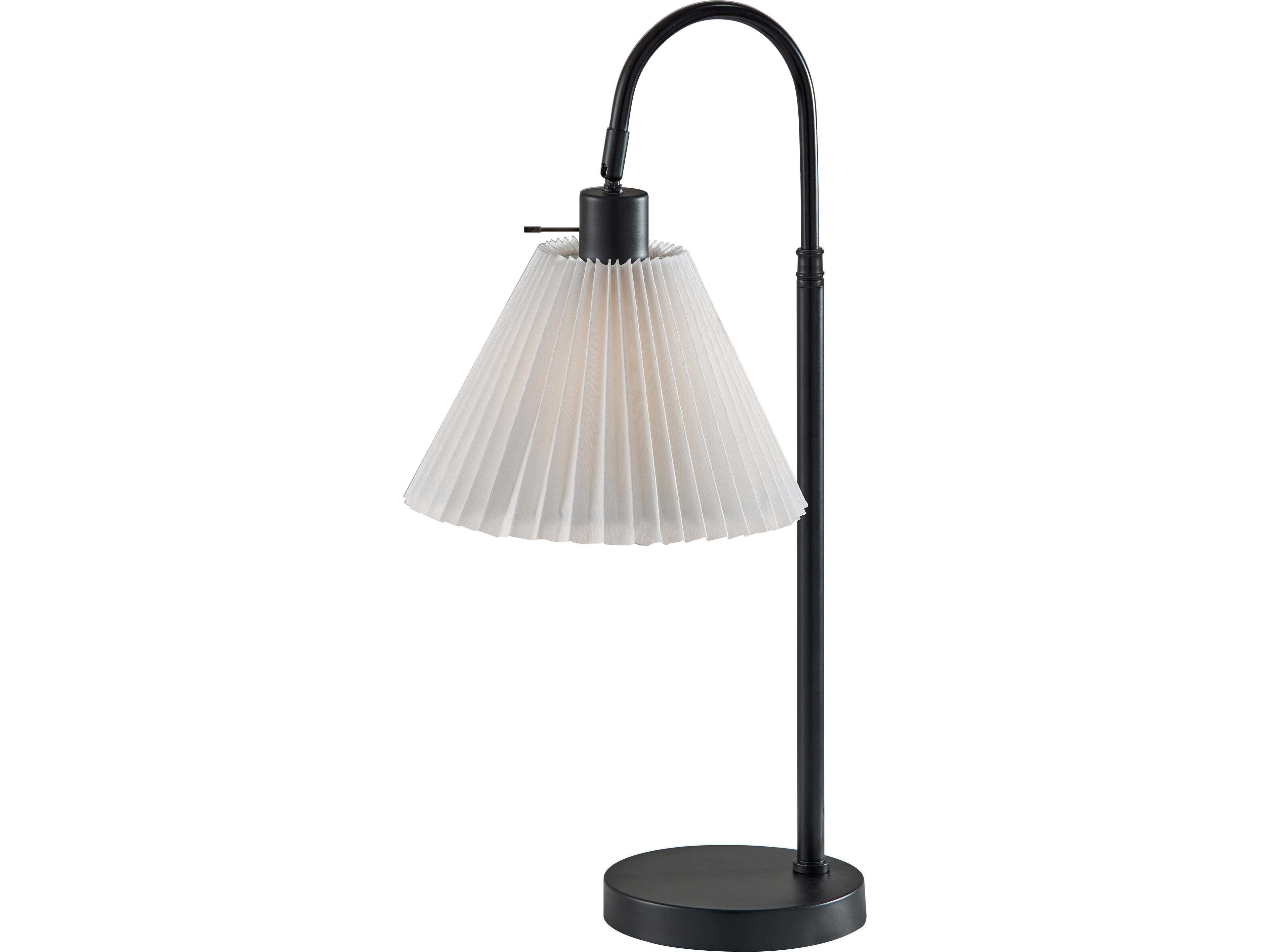 Thalia Table Lamp Black and White