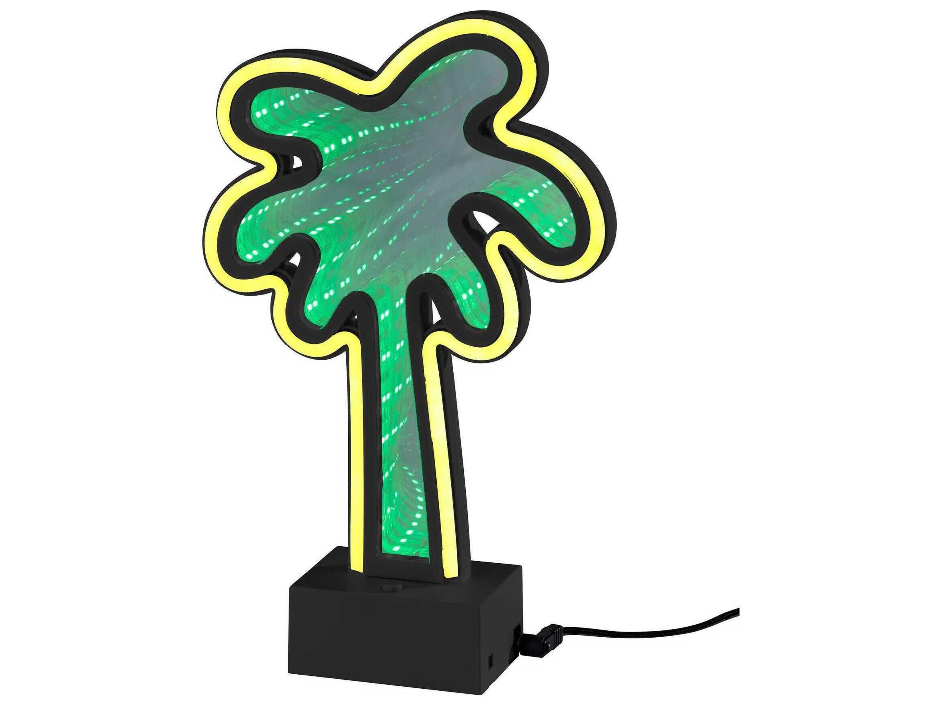 Infinity Neon Palm Tree Table and Wall Lamp