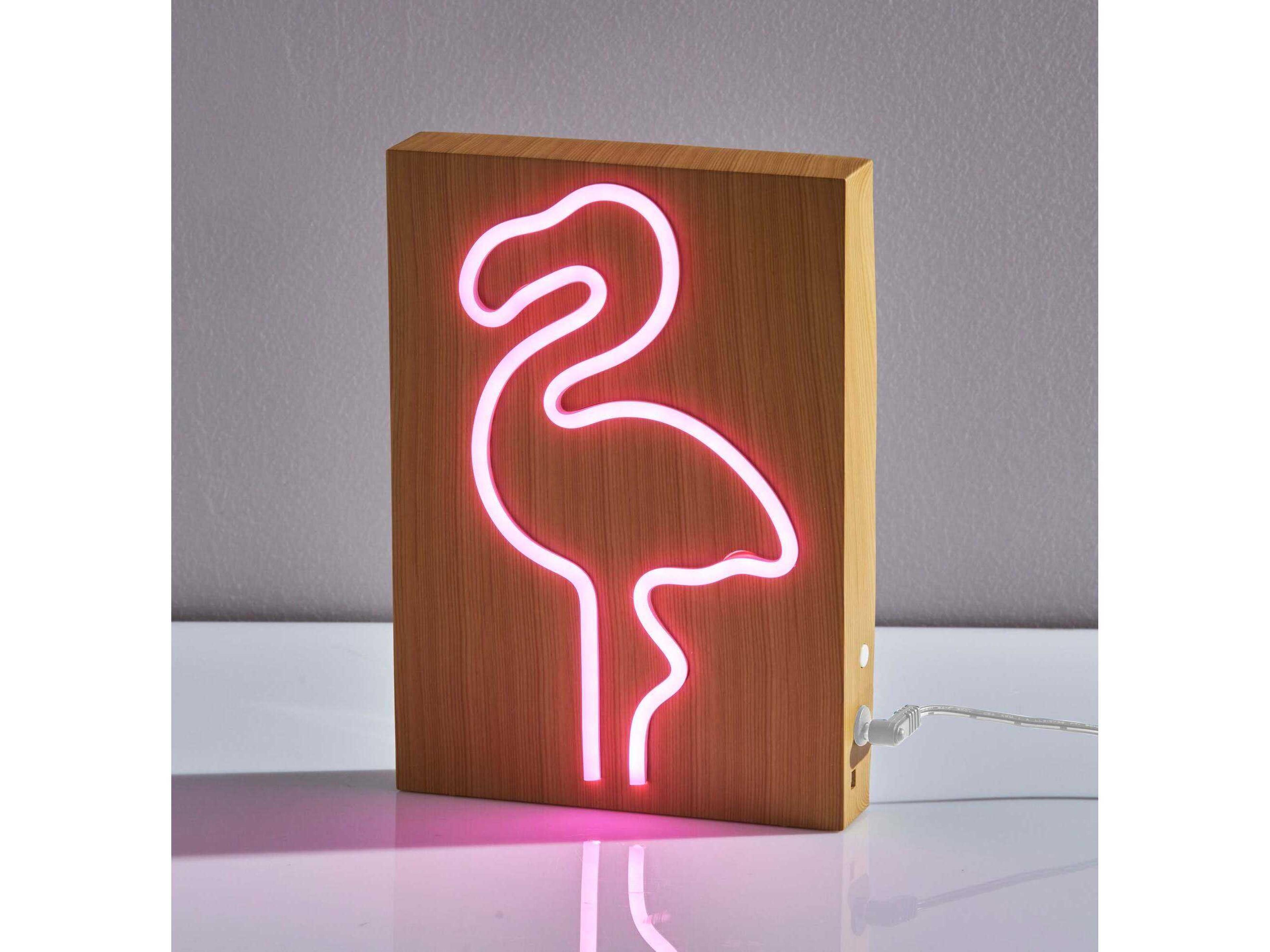 Adesso Neon Beige Brown Table Lamp