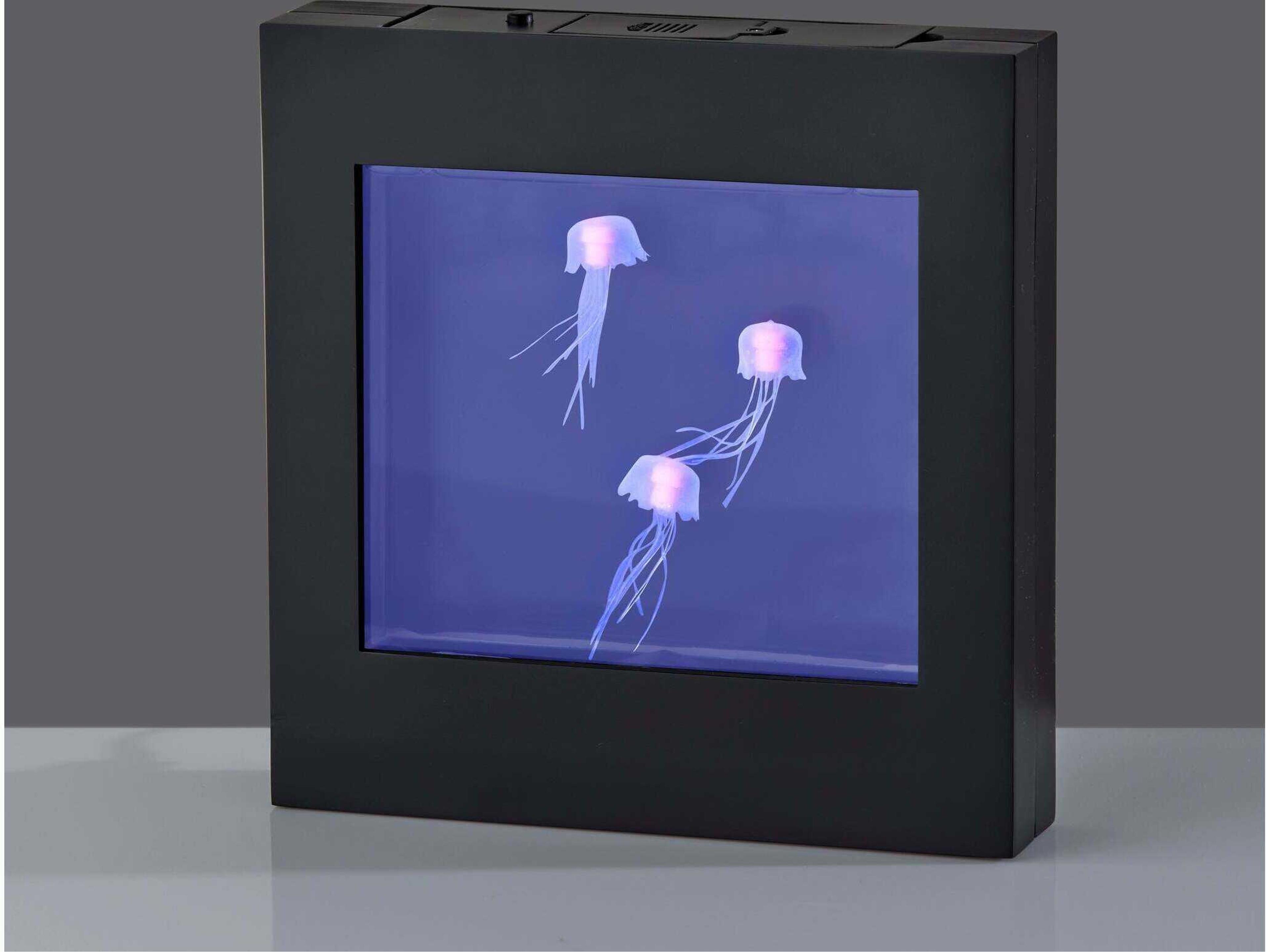 Adesso Light Box Black Plastic Table Lamp