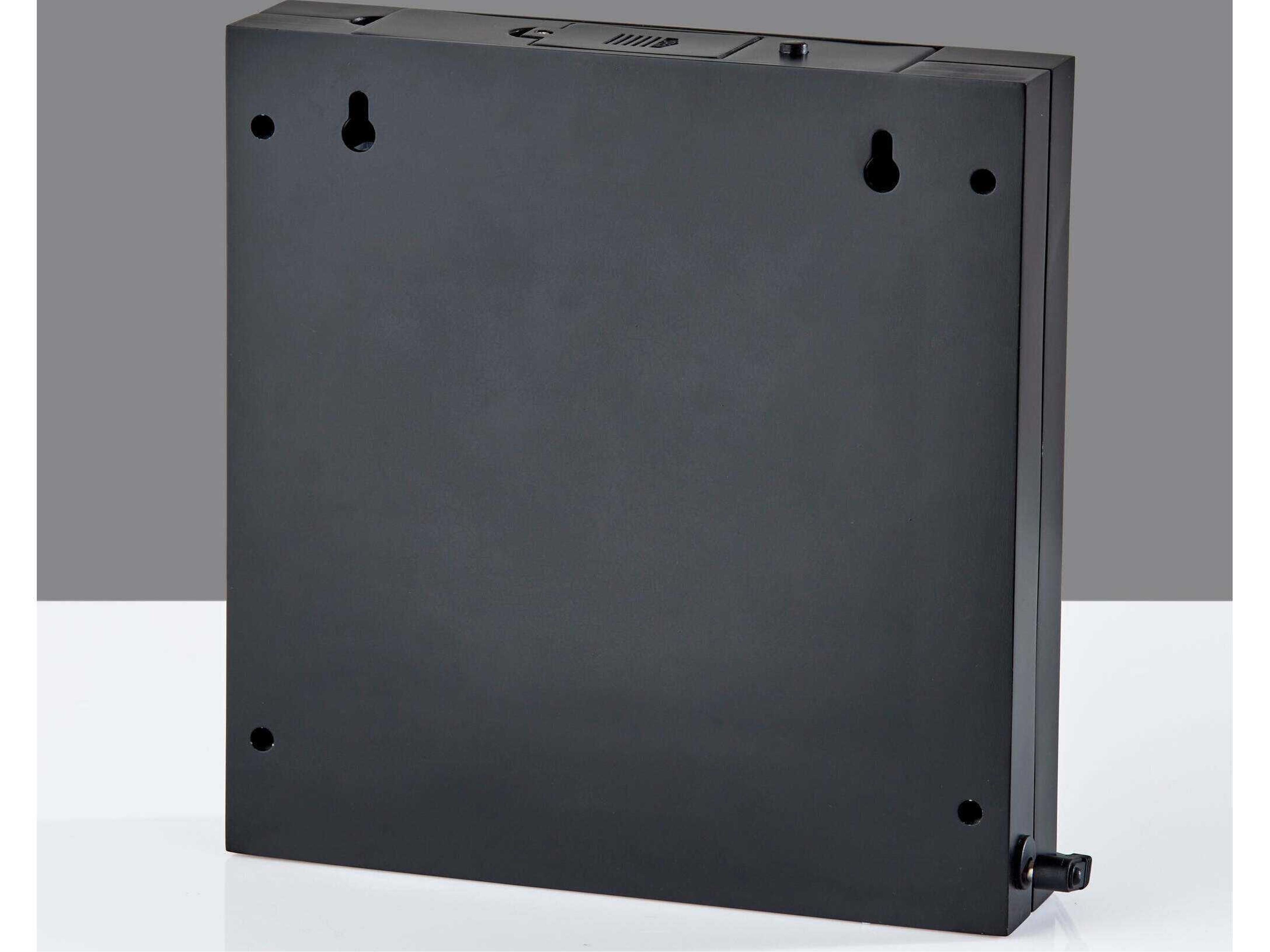 Adesso Light Box Black Plastic Table Lamp