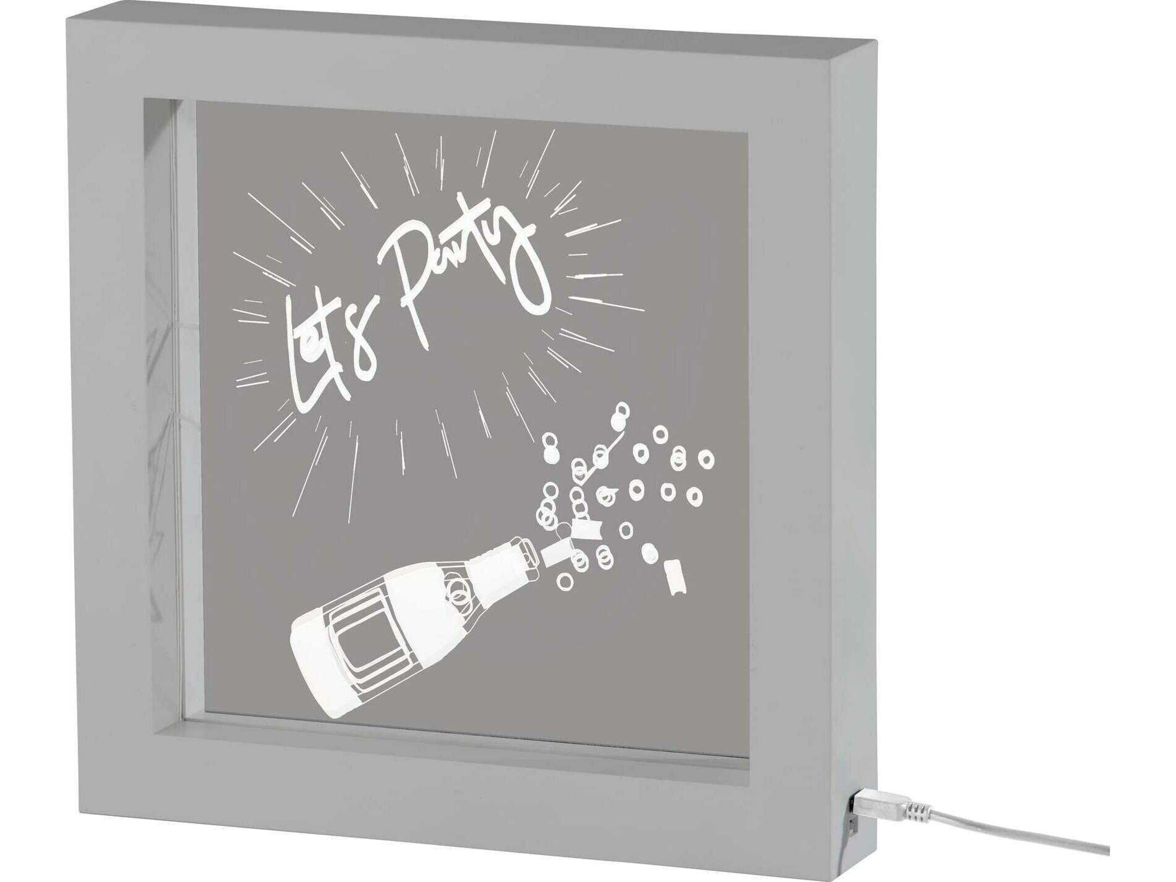 Lets Party Video Light Box Table Lamp