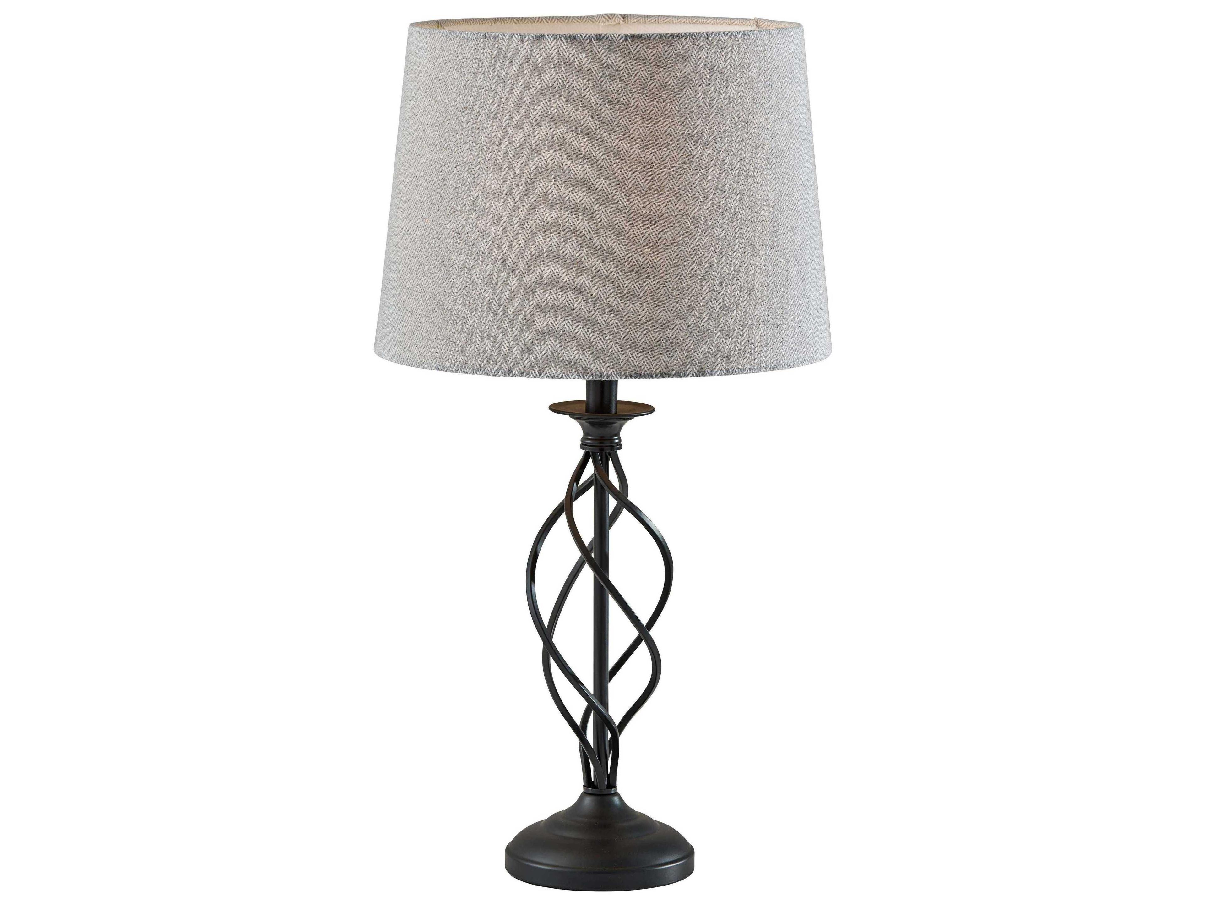 Adesso Darcy Black Buffet Lamp
