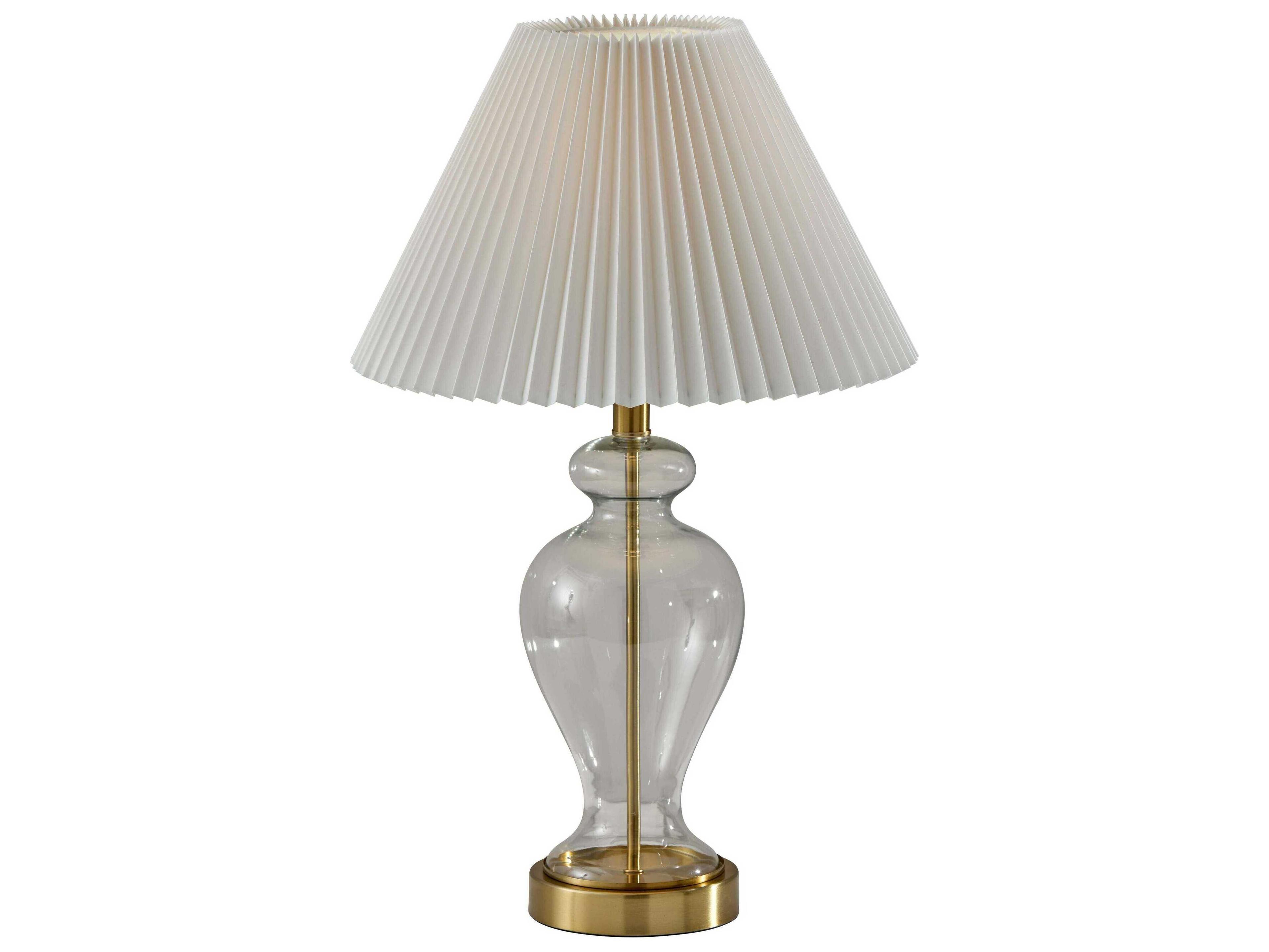 Sonata Table Lamp with Pleated Shade