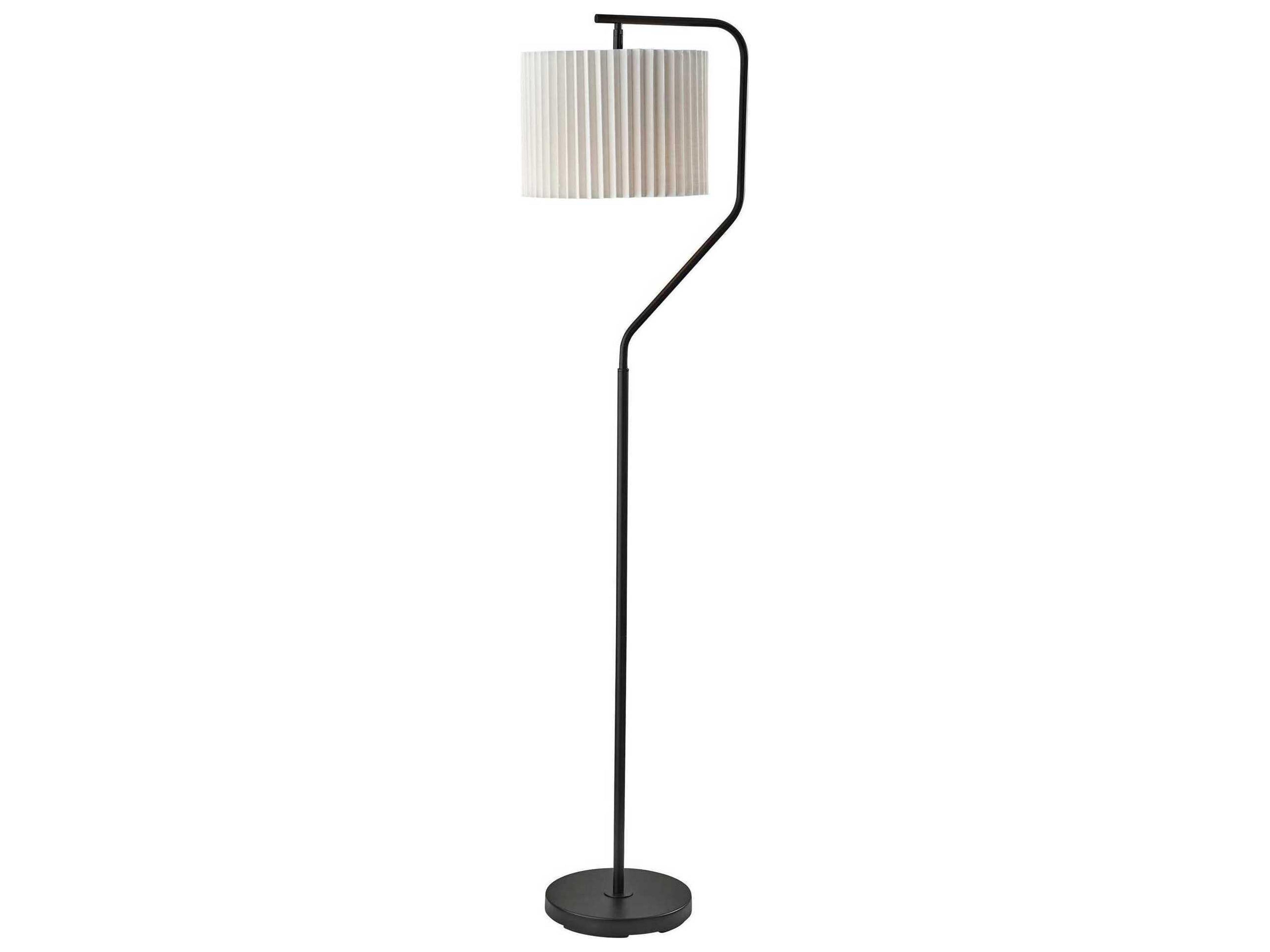 Evan Floor Lamp Black Contemporary