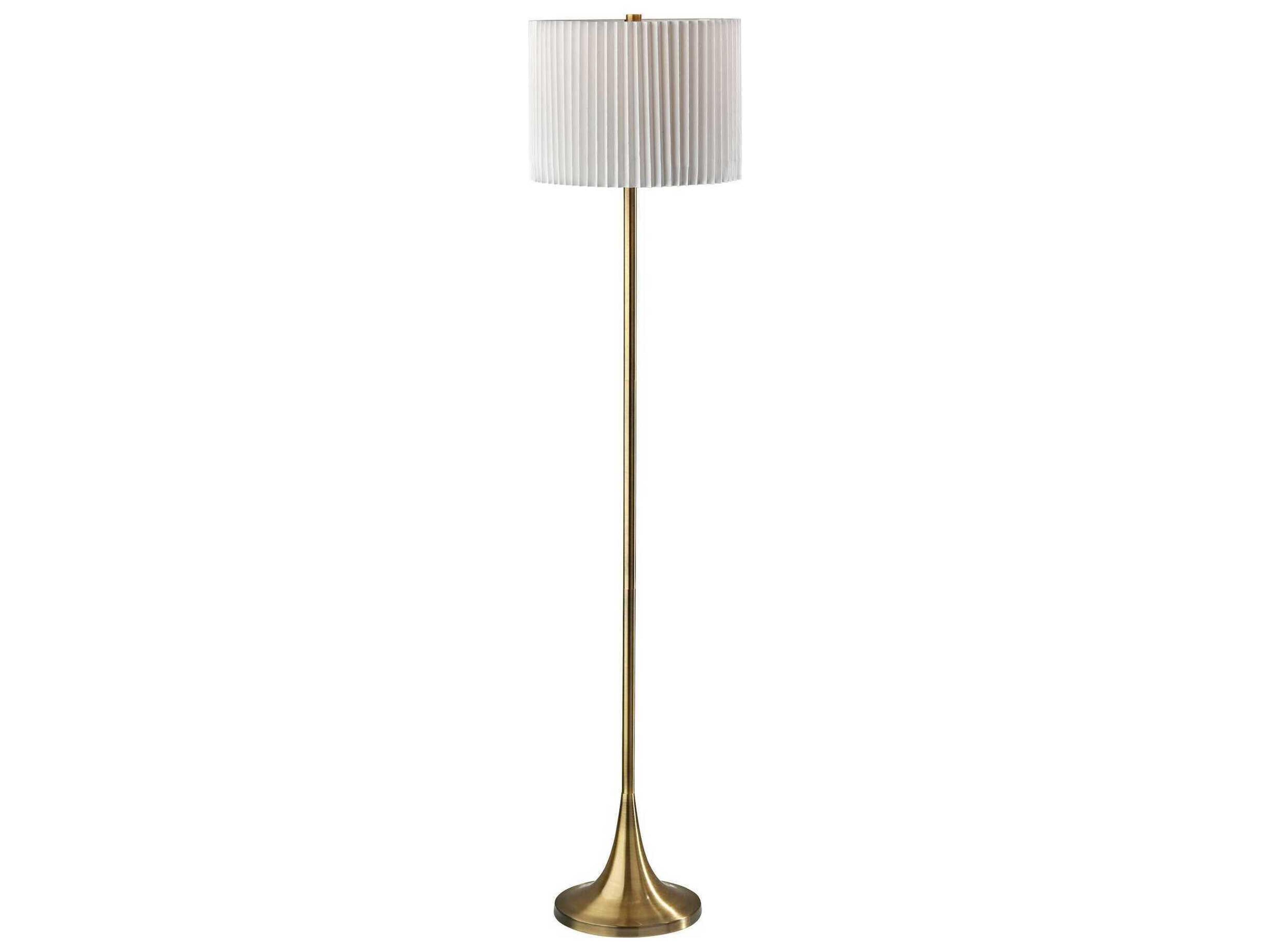 Eli Floor Lamp Antique Brass Classic