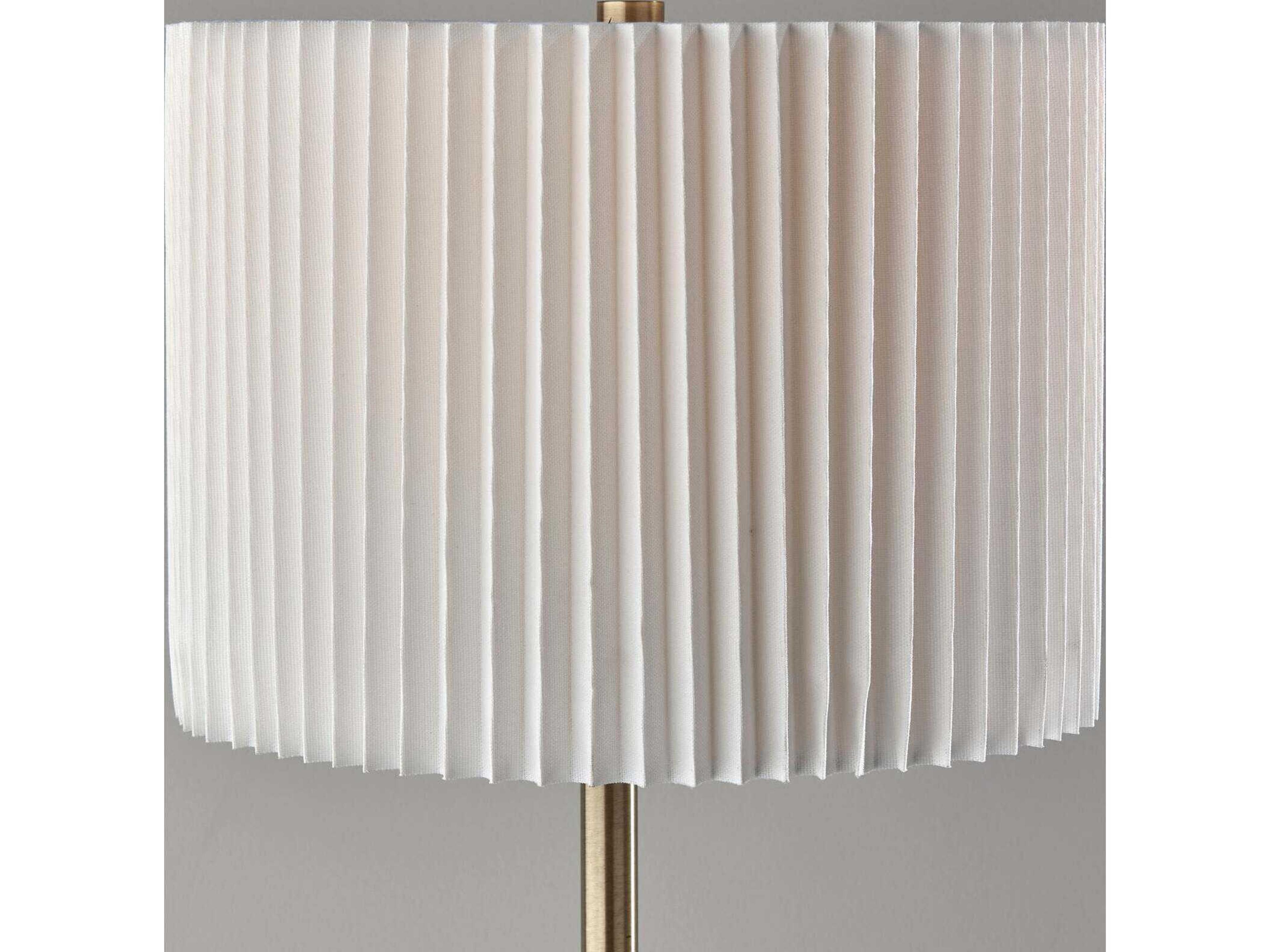 Adesso Eli Antique Brass Floor Lamp