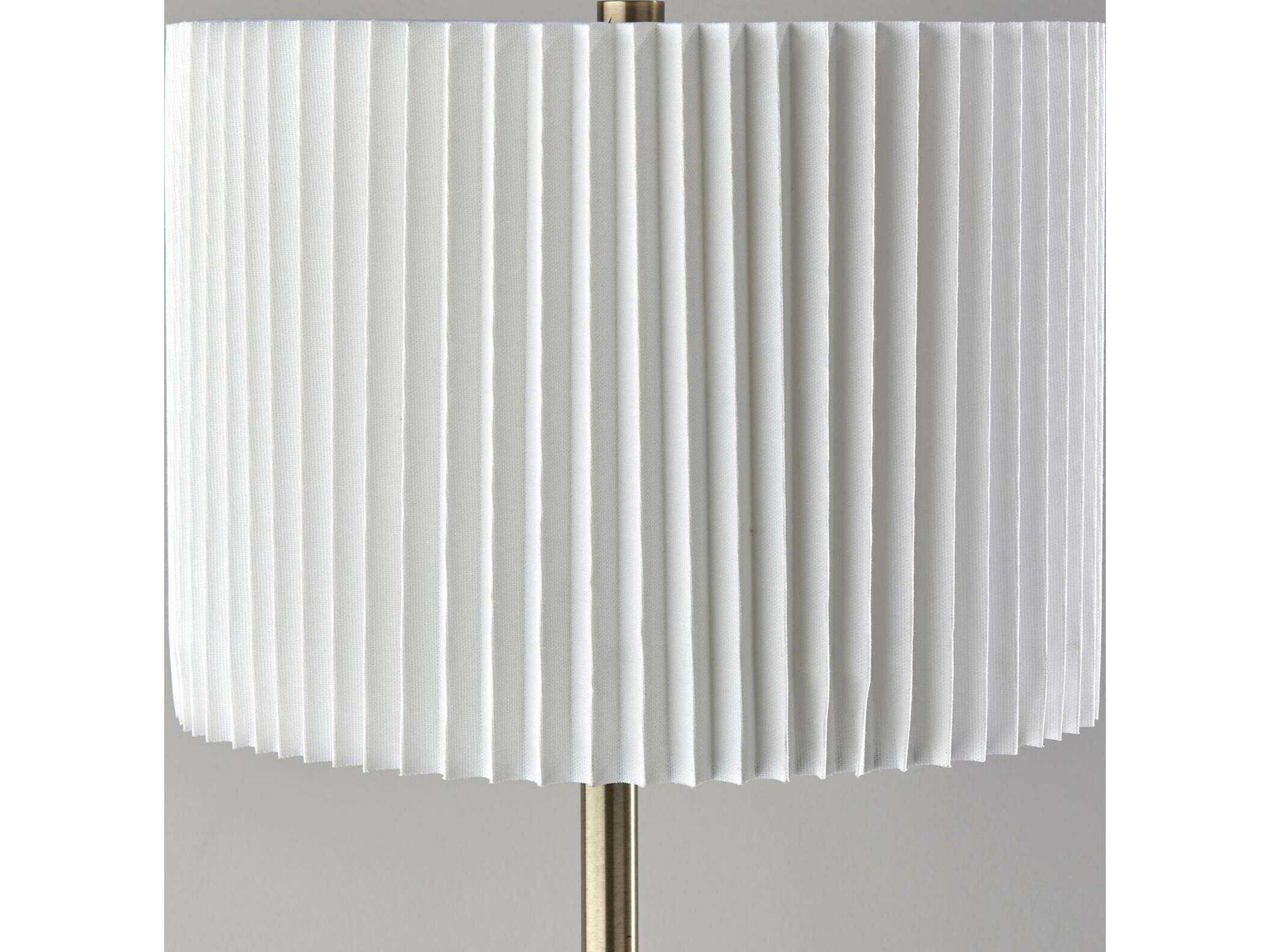 Adesso Eli Antique Brass Floor Lamp