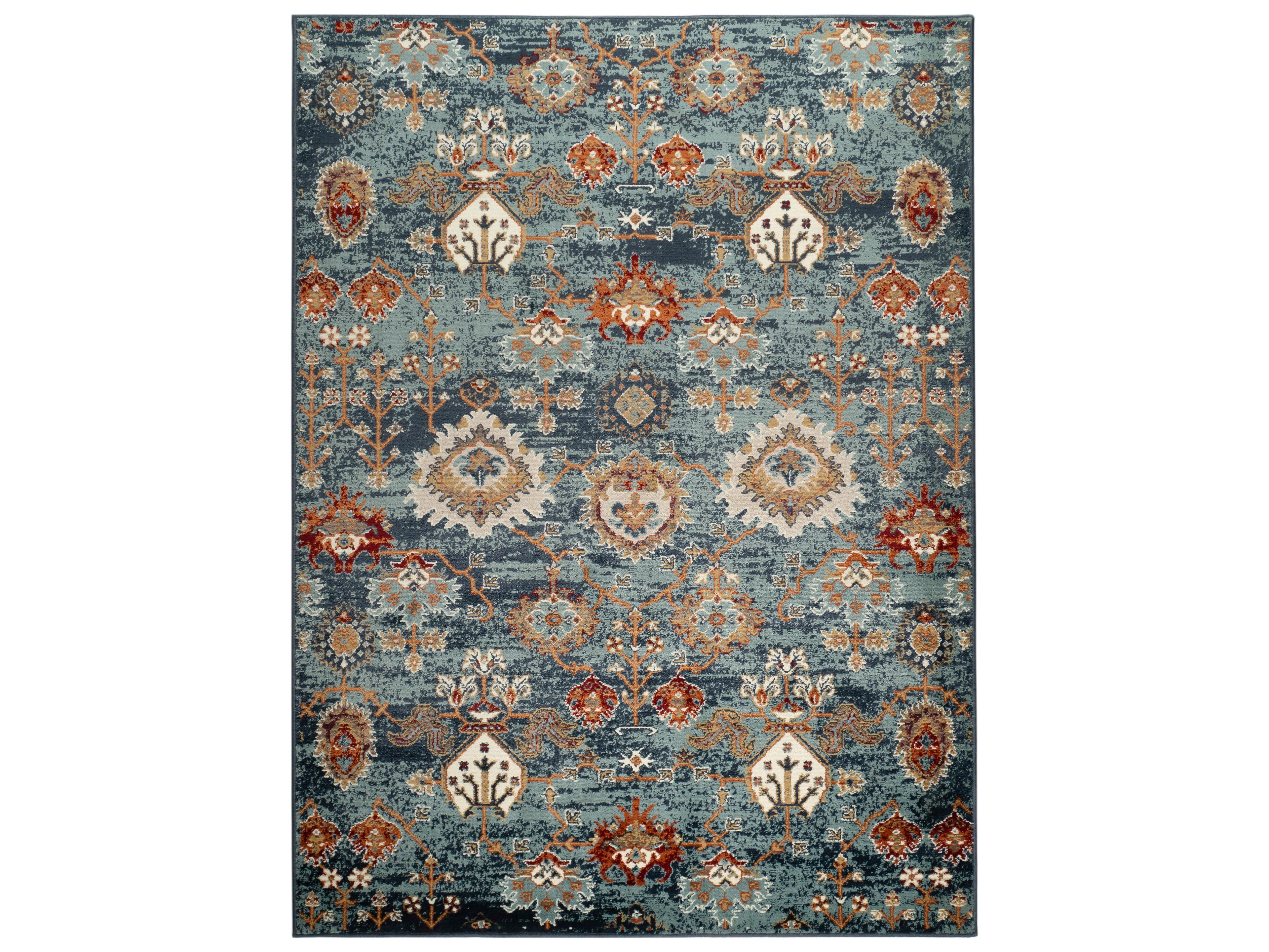 Rellurata Floral Area Rug