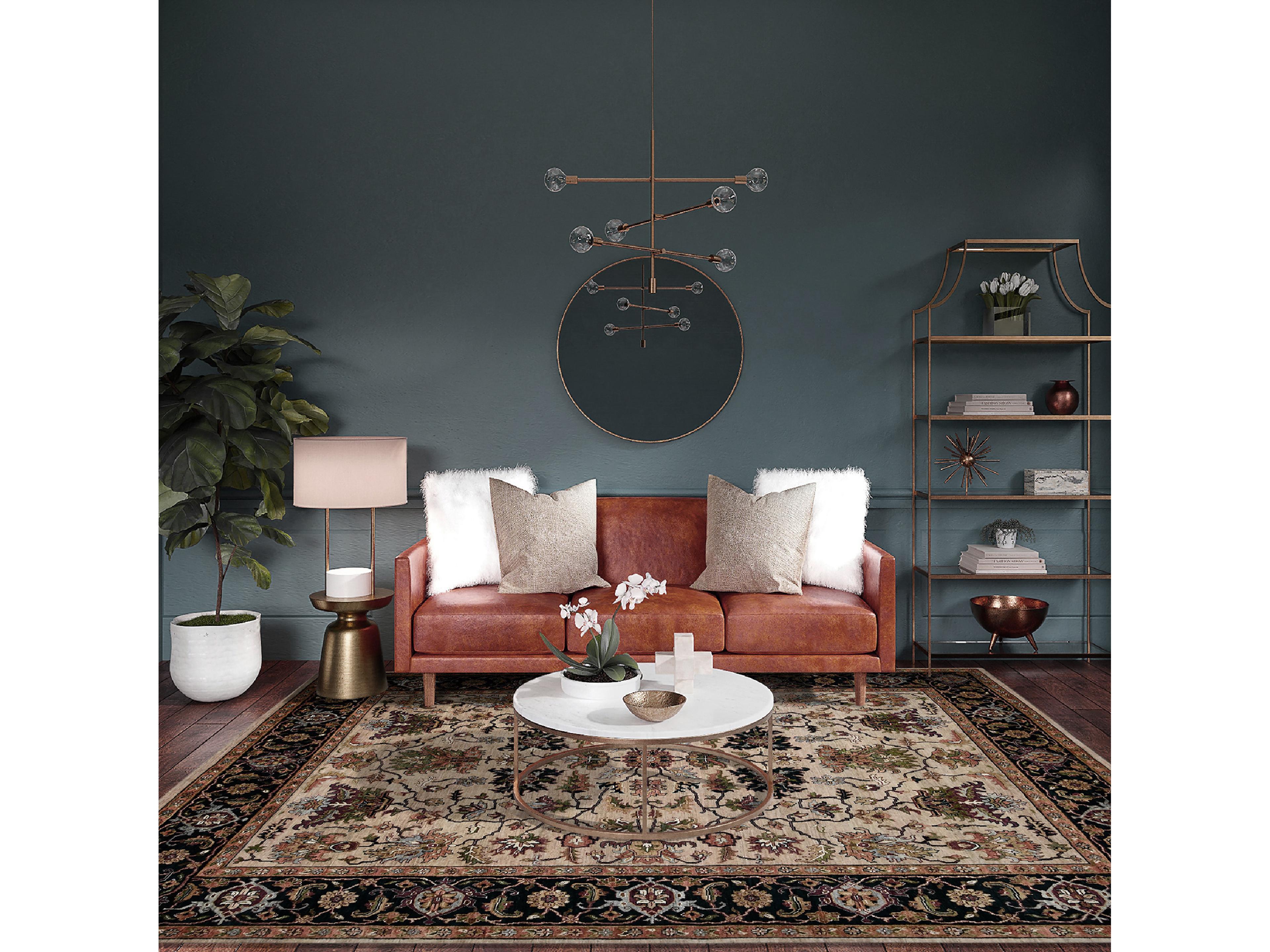 Amer Rugs Antiquity Bordered Runner Area Rug