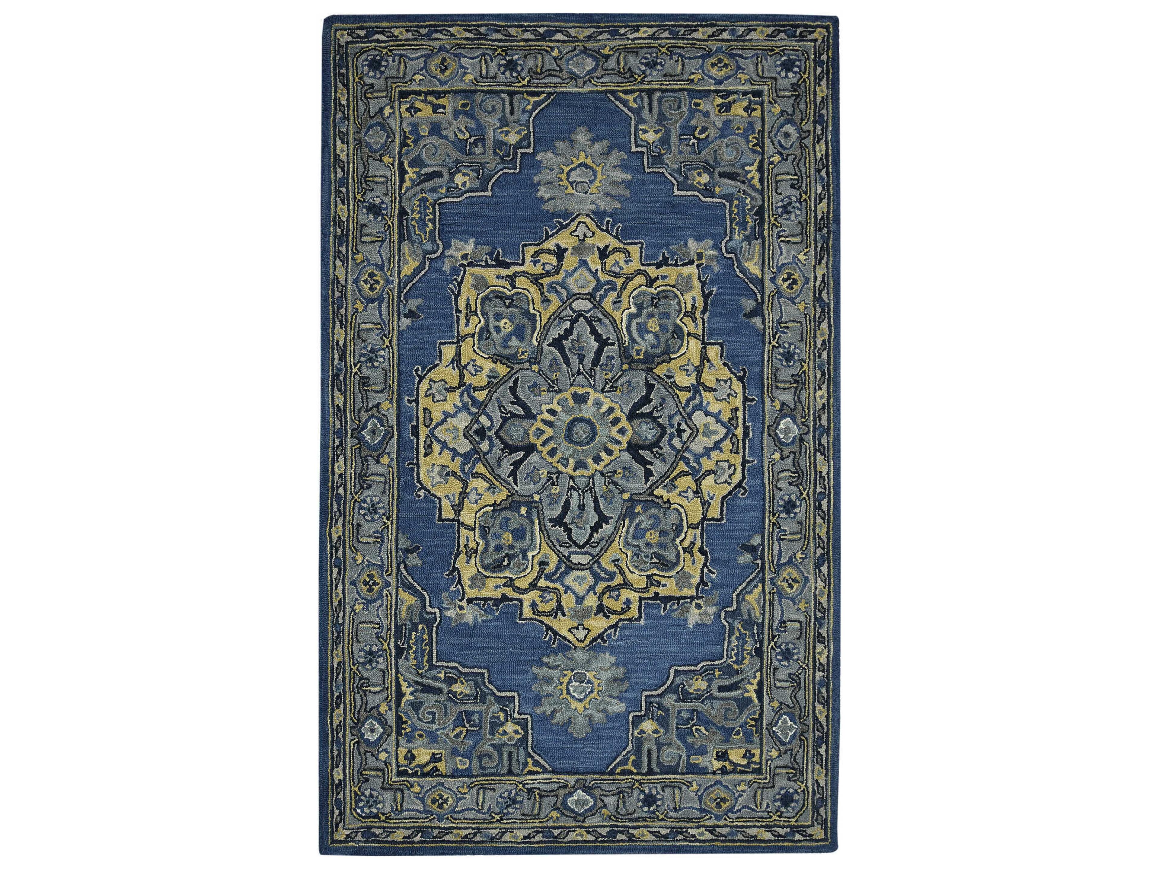 Boho Bordered Area Rug