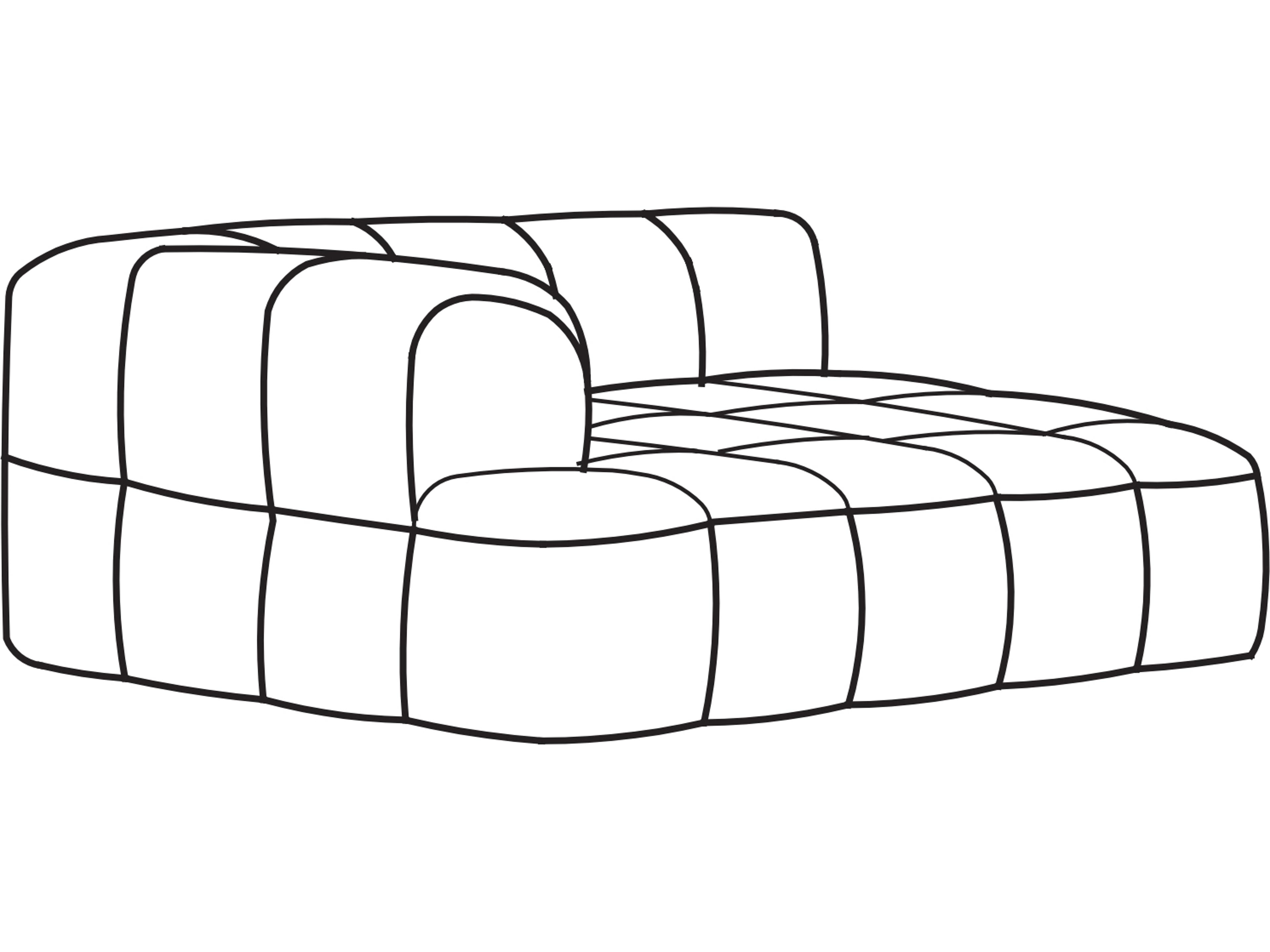 Strips Channeled Modular Sofa Iconic Italian Design