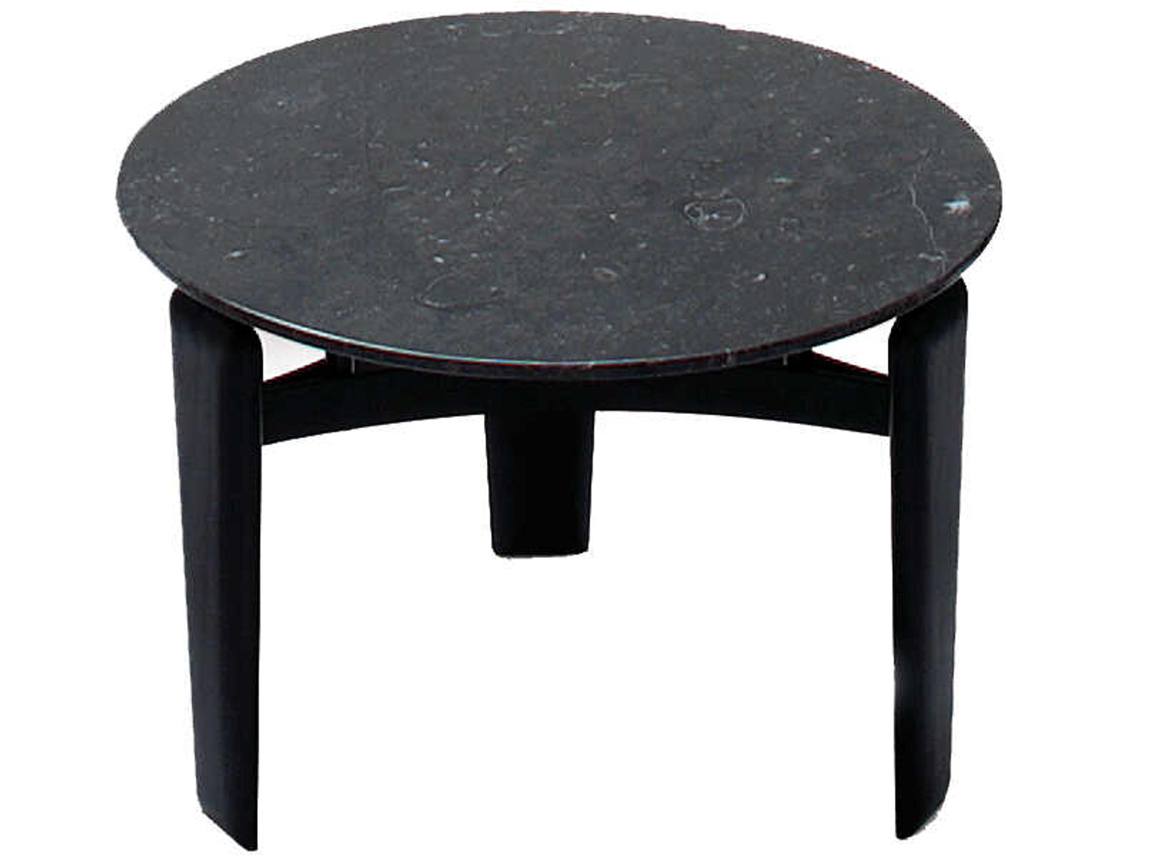 Tablet Round Marble End Table