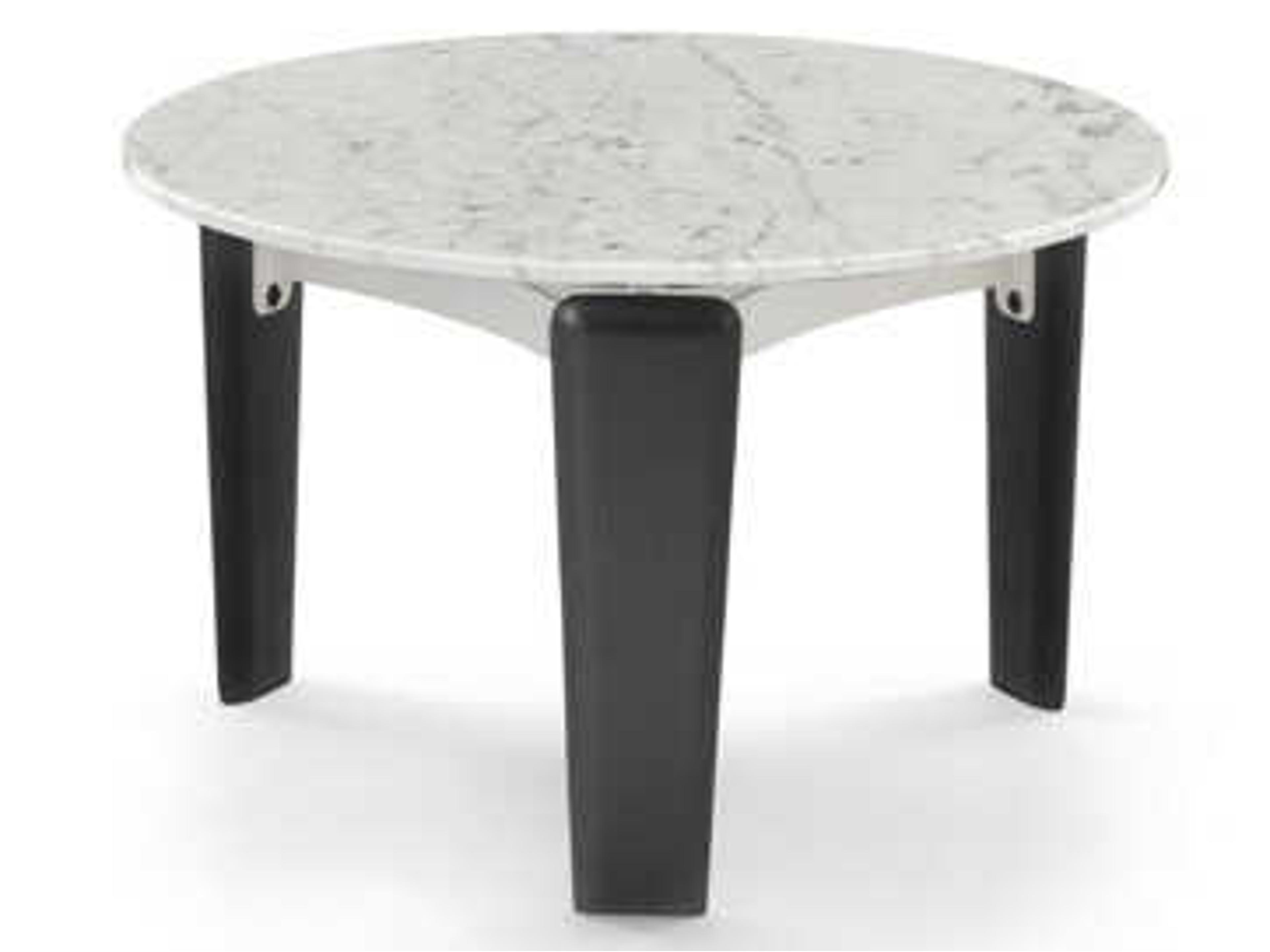 Arflex Tablet Round Marble End Table