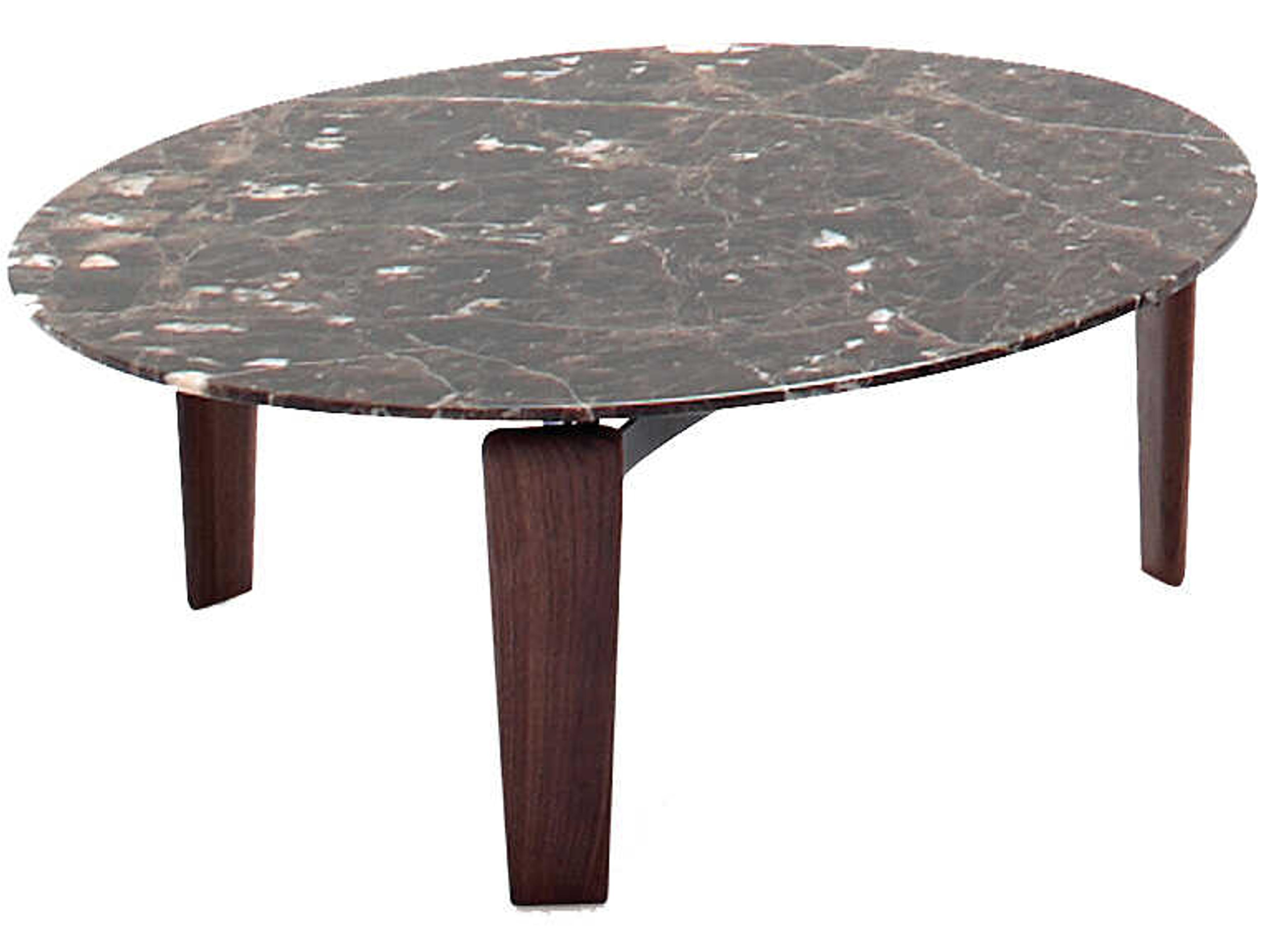 Tablet Low Coffee Table in White Marble