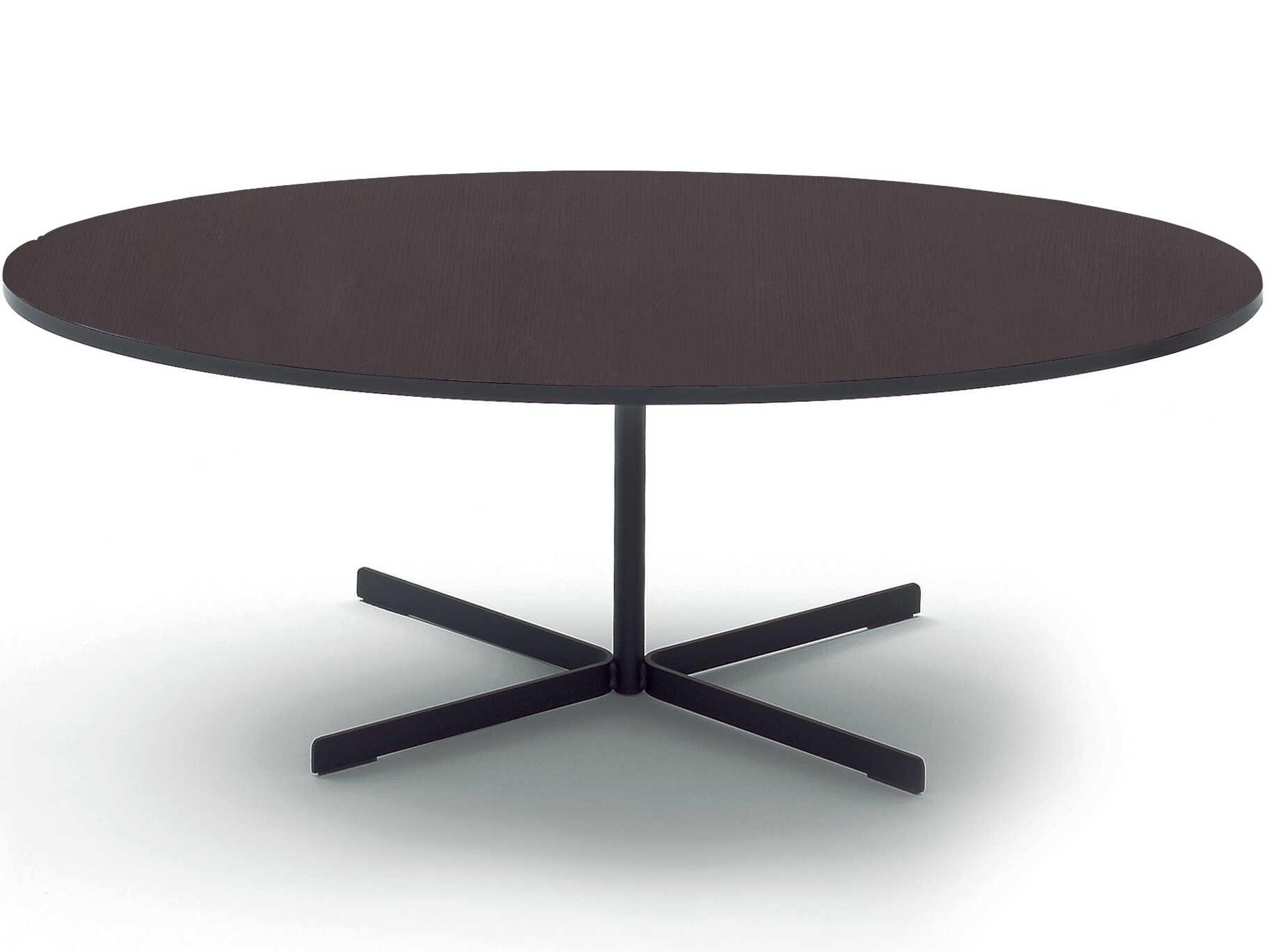 Island Oval Wood Coffee Table