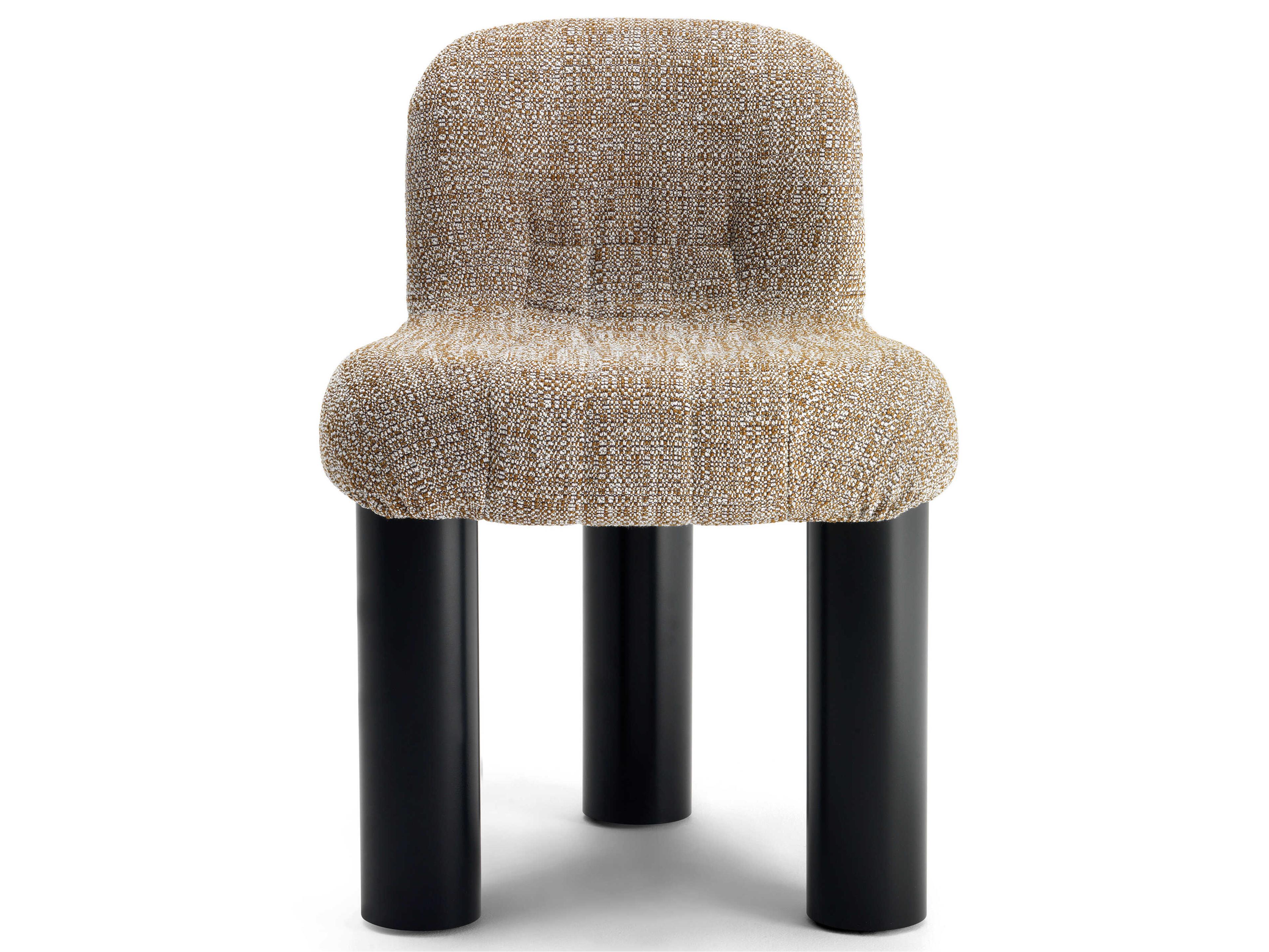 Arflex Botolo Beige Upholstered Armless Dining Chair