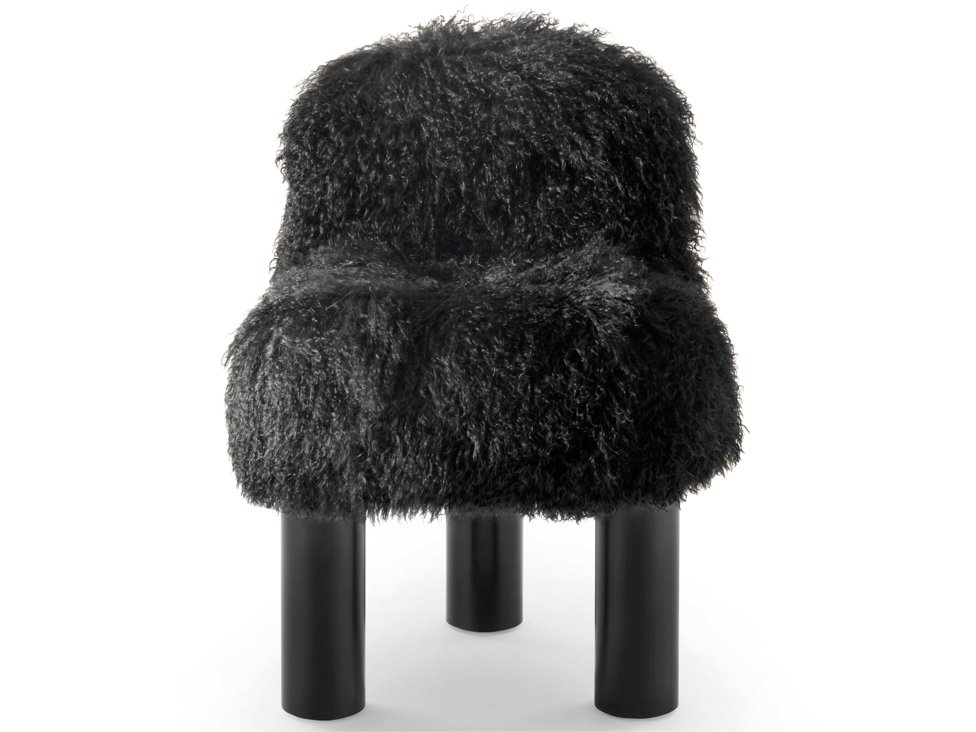 Arflex Botolo Beige Upholstered Armless Dining Chair