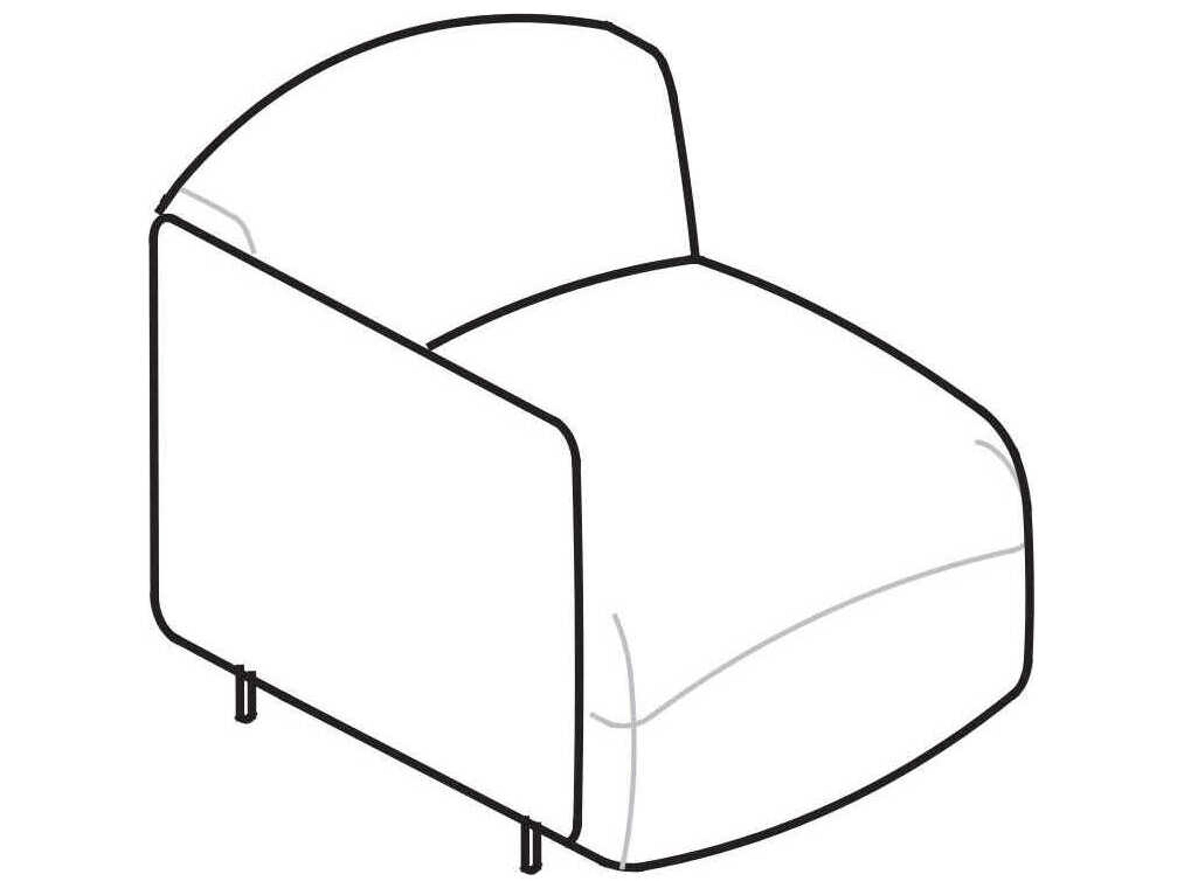 Soft Beat Arched Backrest Sofa Contemporary Italian Made
