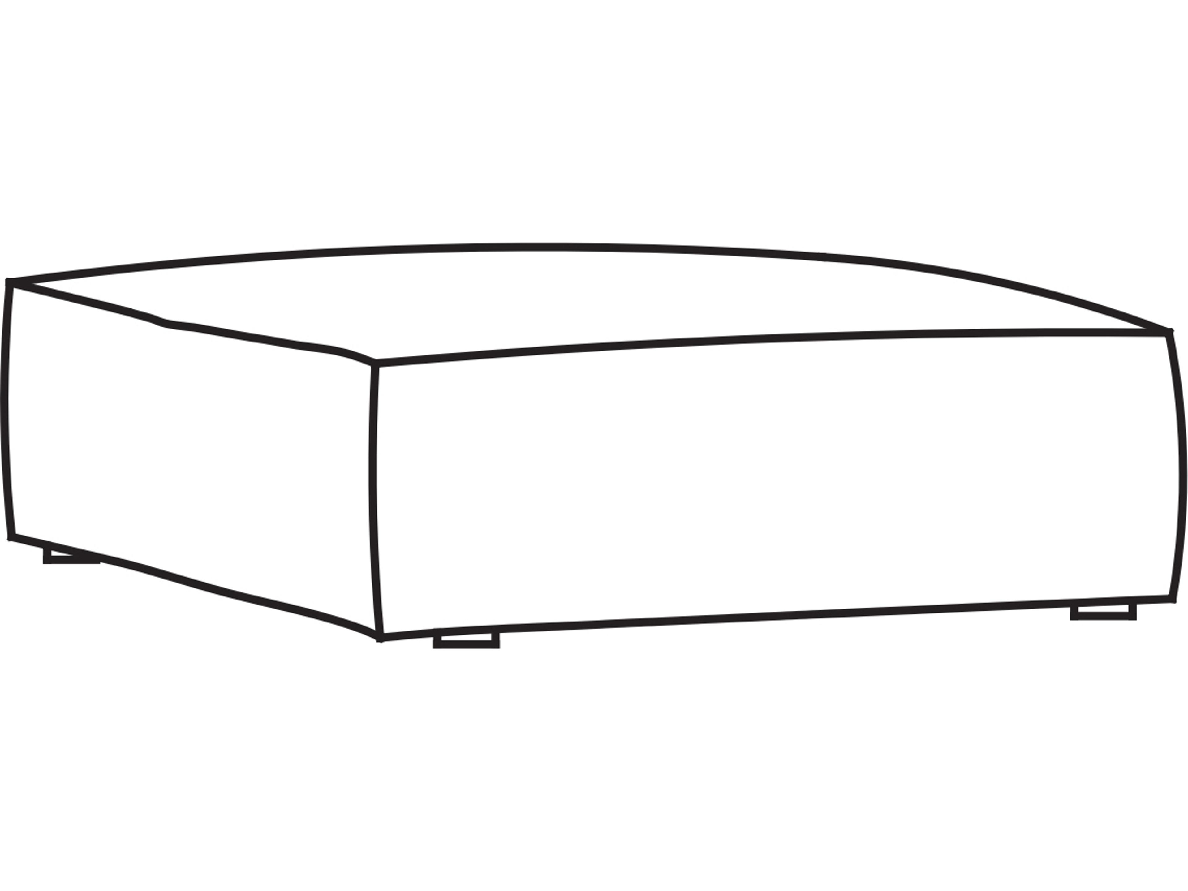 Marechiaro Pouf Modern Modular Ottoman