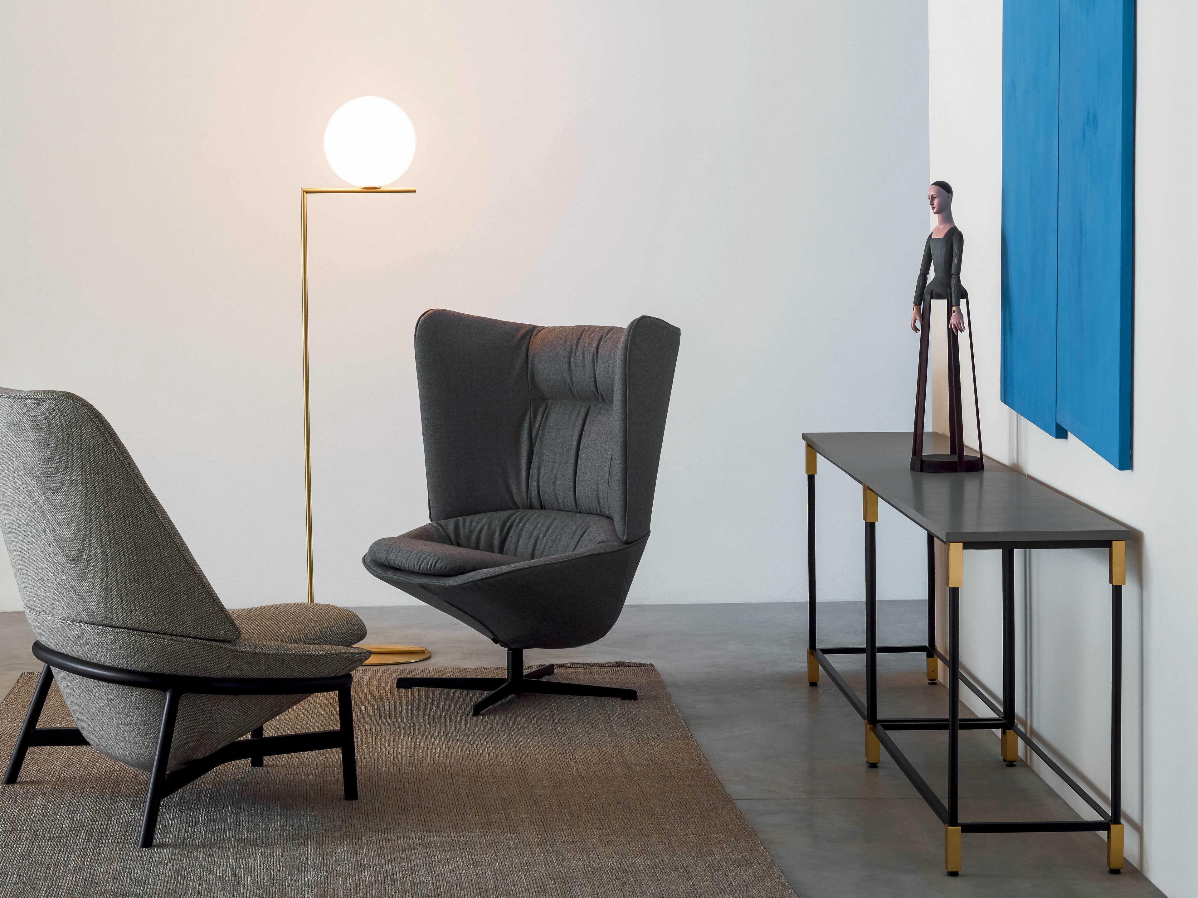 Arflex Ladle Swivel Accent Chair