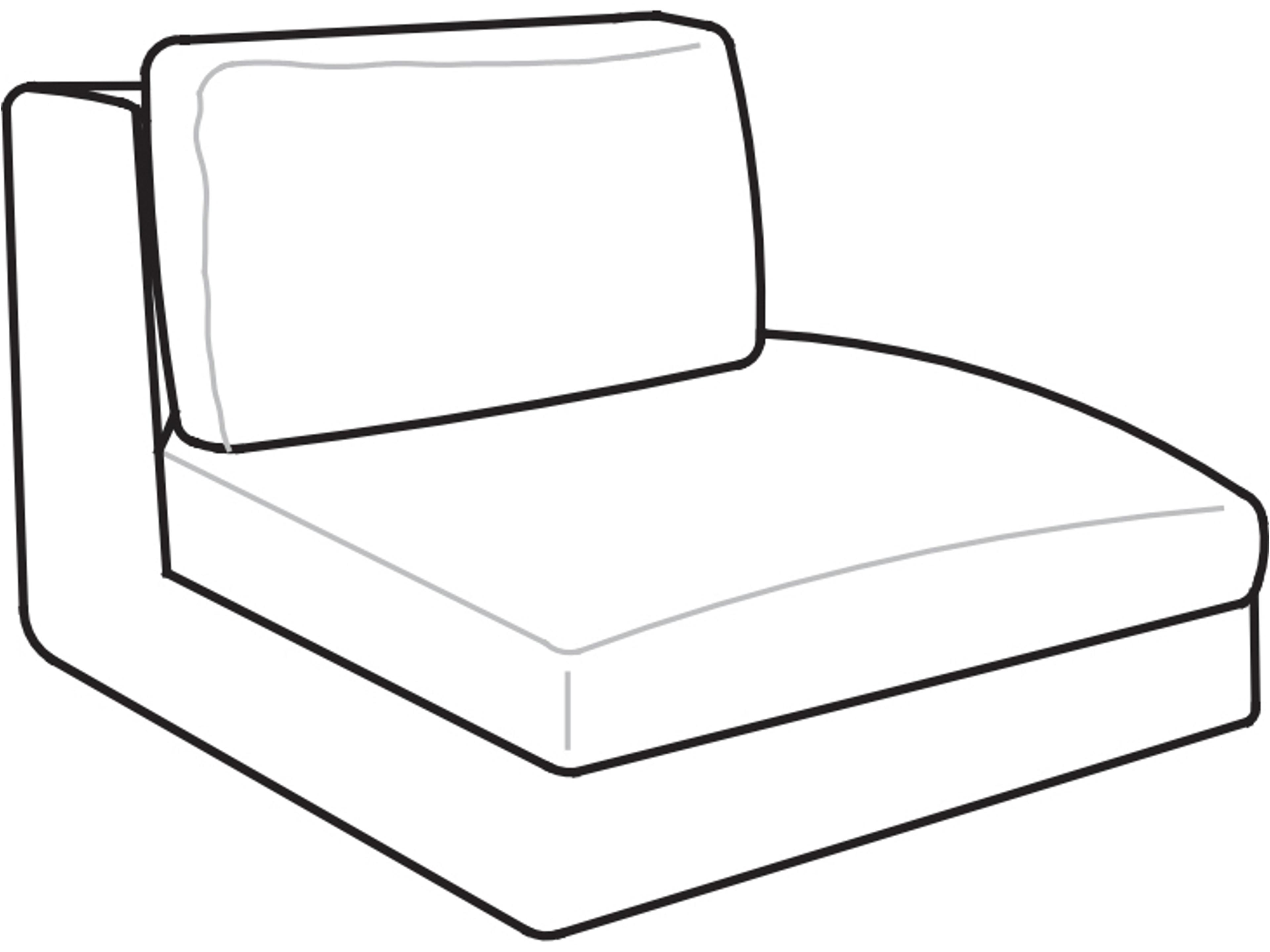 Hug High Back Armchair inviting modern lounge chair