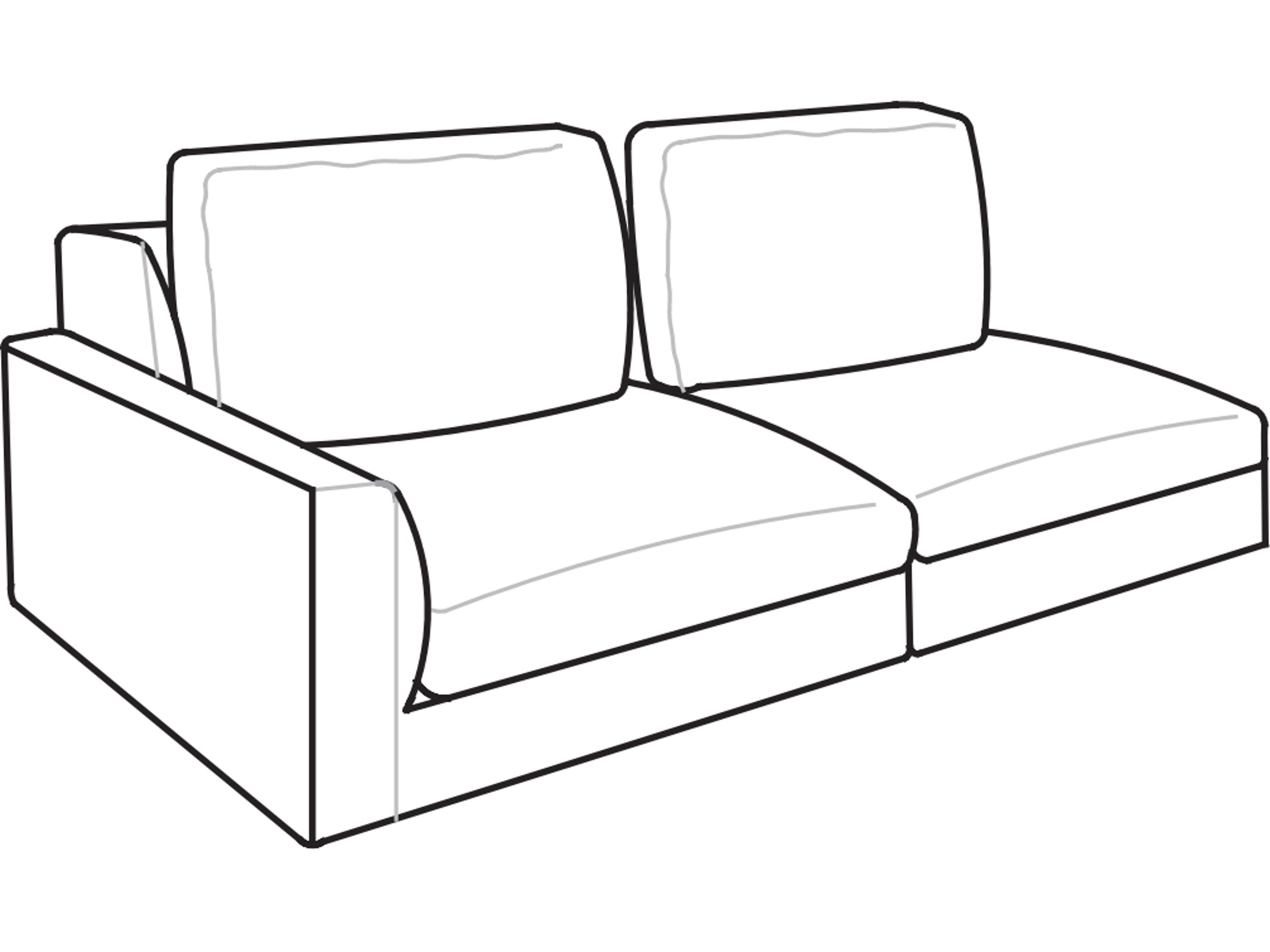 Edo Sofa Modular Curved Seating