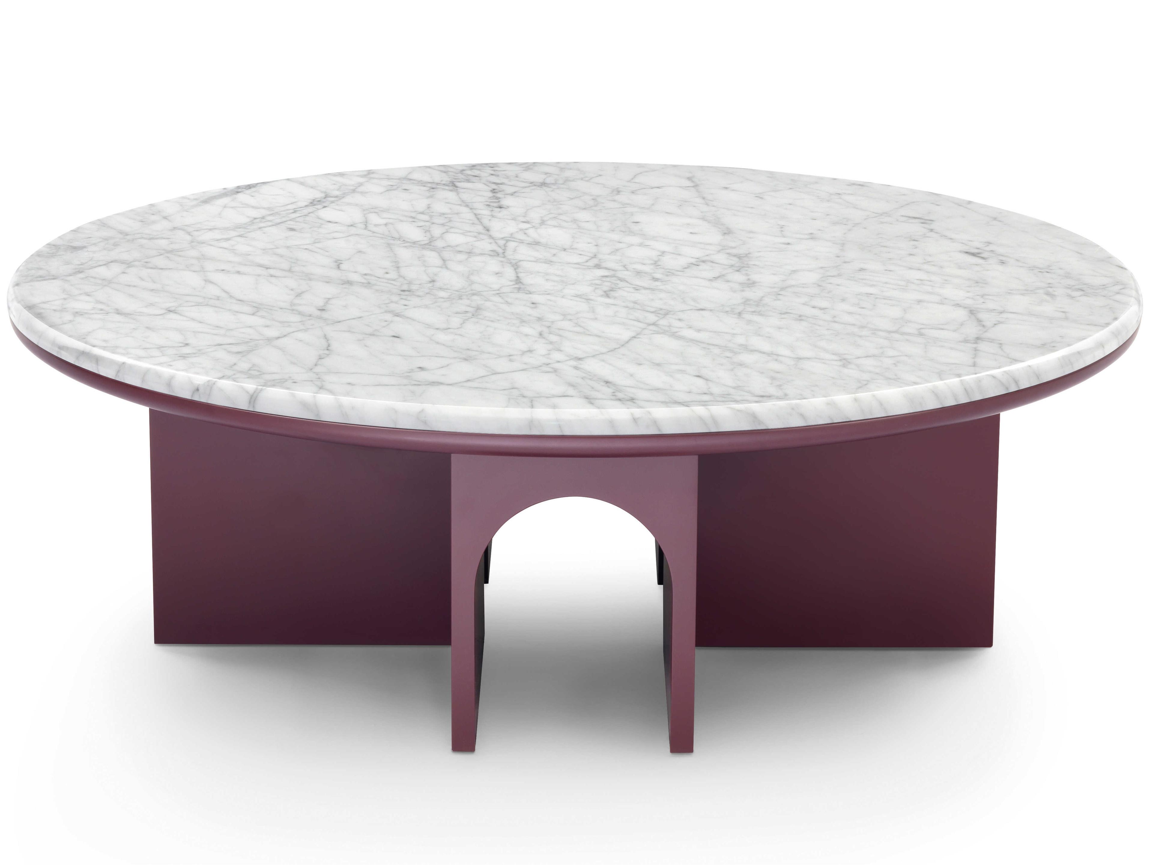 Arflex Arcolor Round Marble Coffee Table