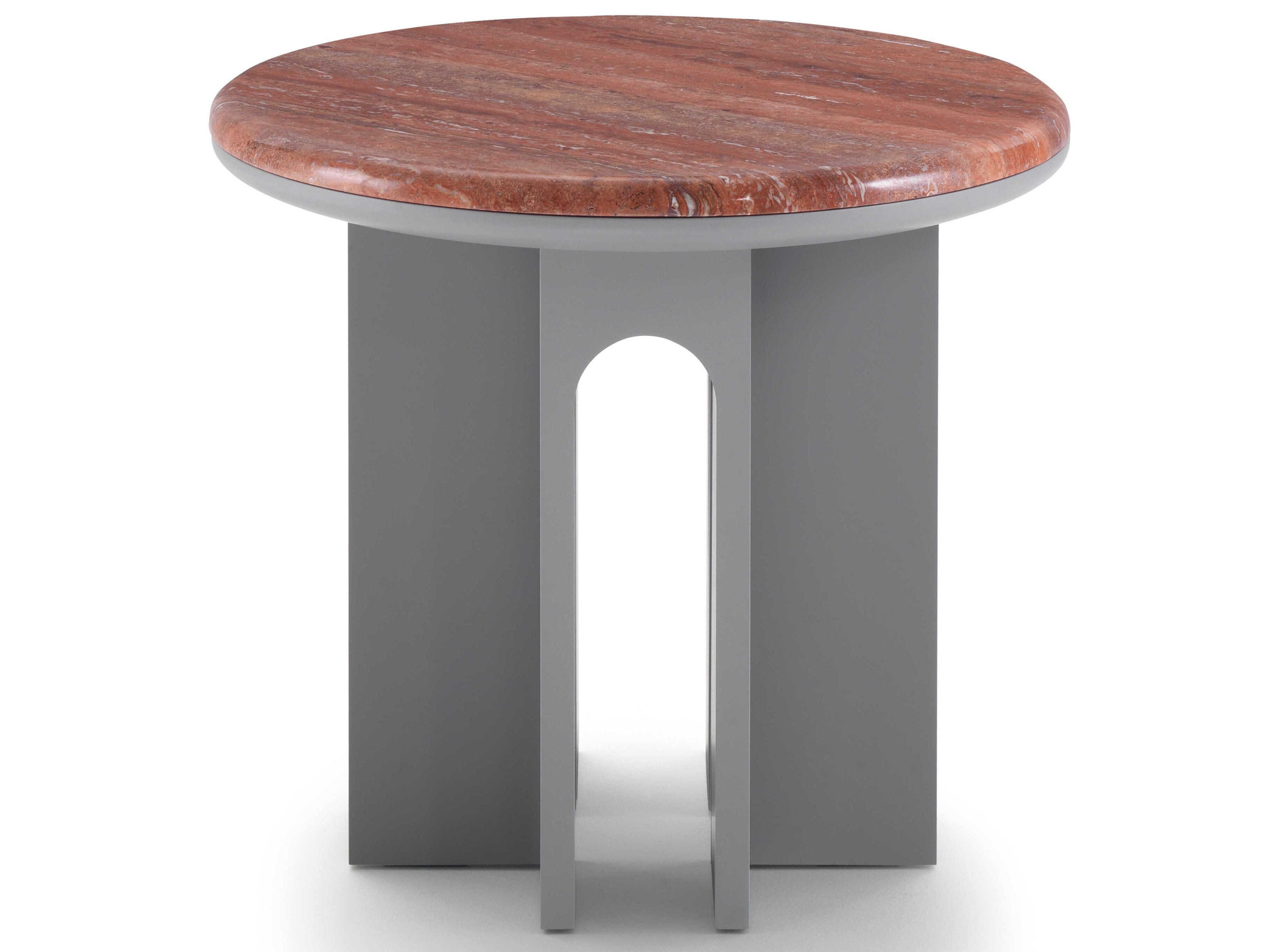 Arflex Arcolor Round Stone End Table