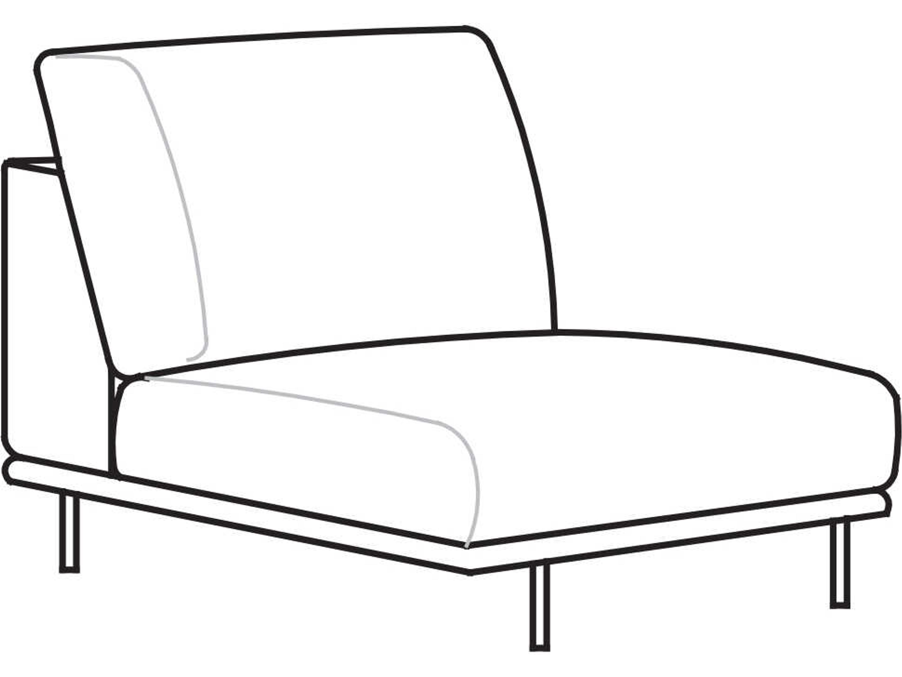 Hollywood Unit without Armrests