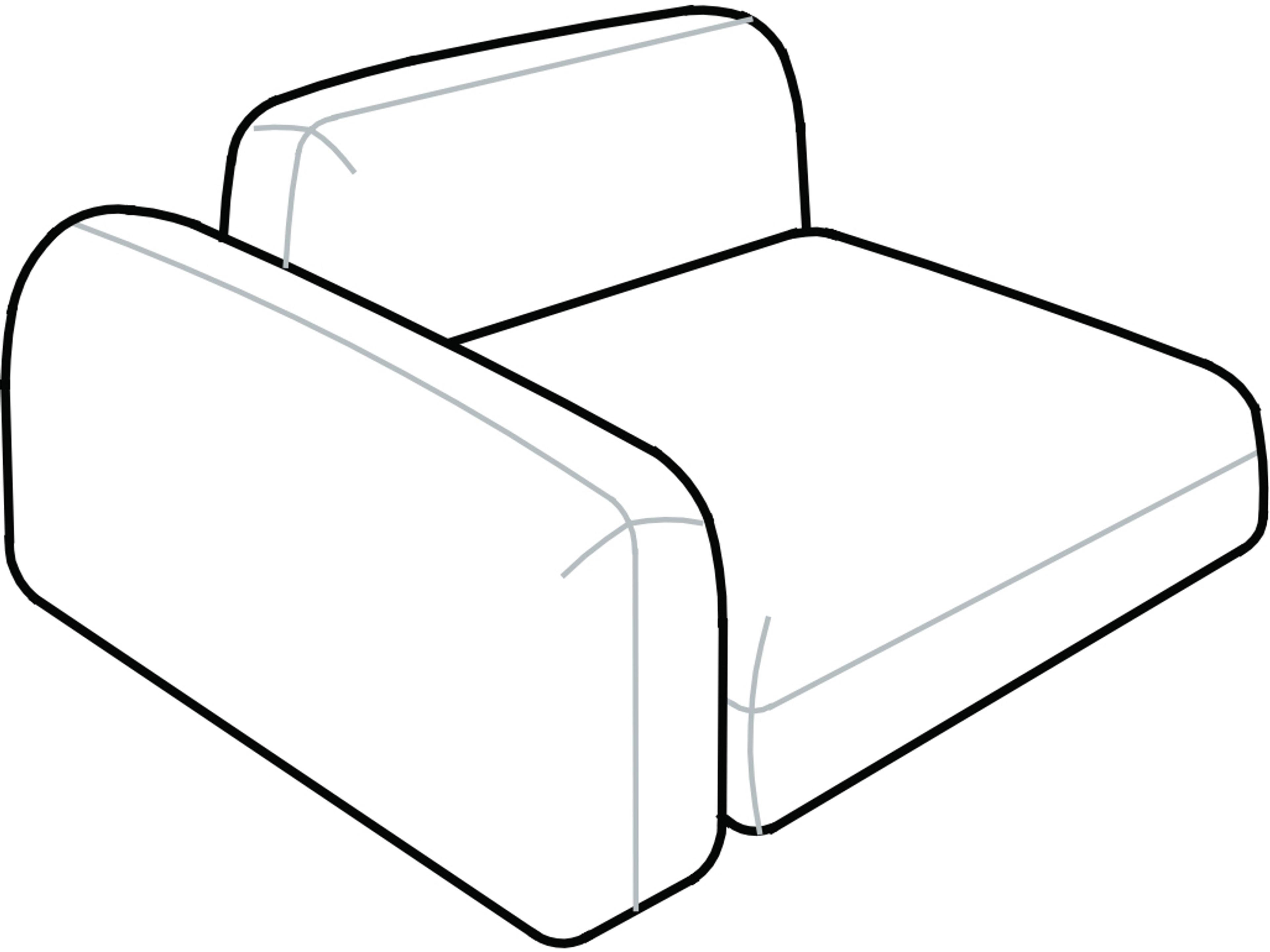 Tokio One Arm Sofa Element Modern Modular