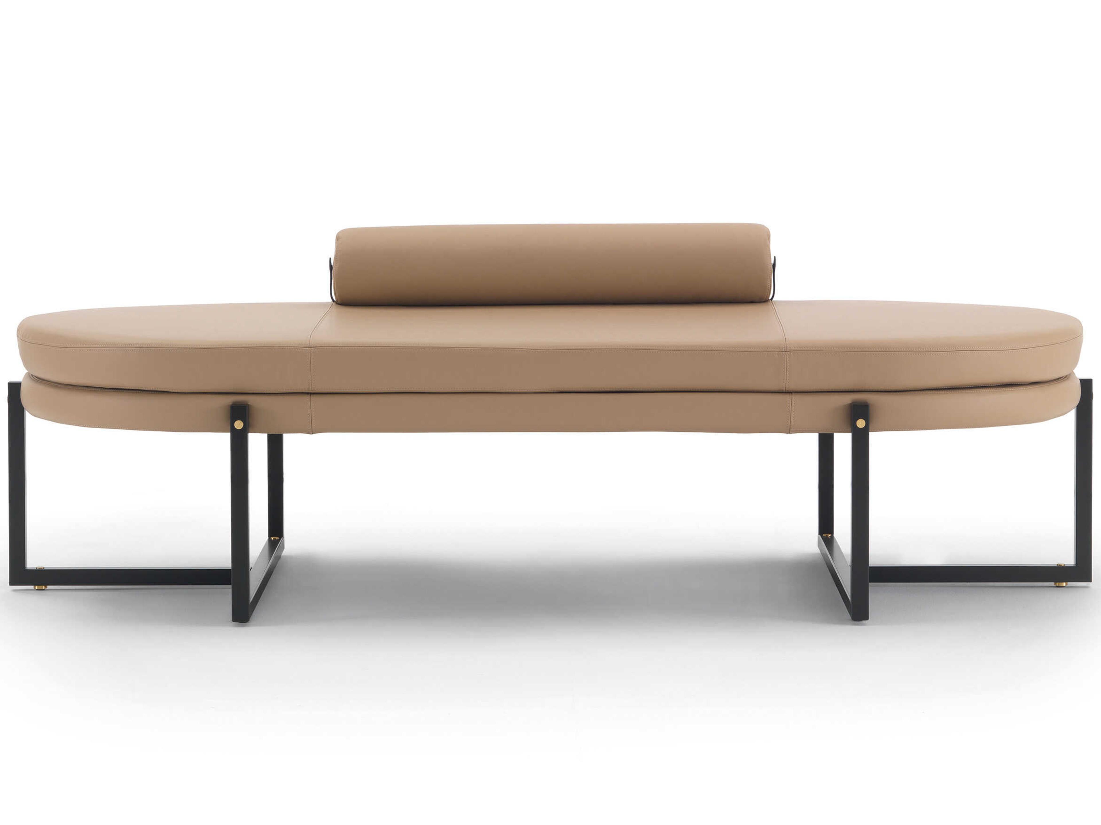 Arflex Sigmund Brown Leather Full Daybed Bed