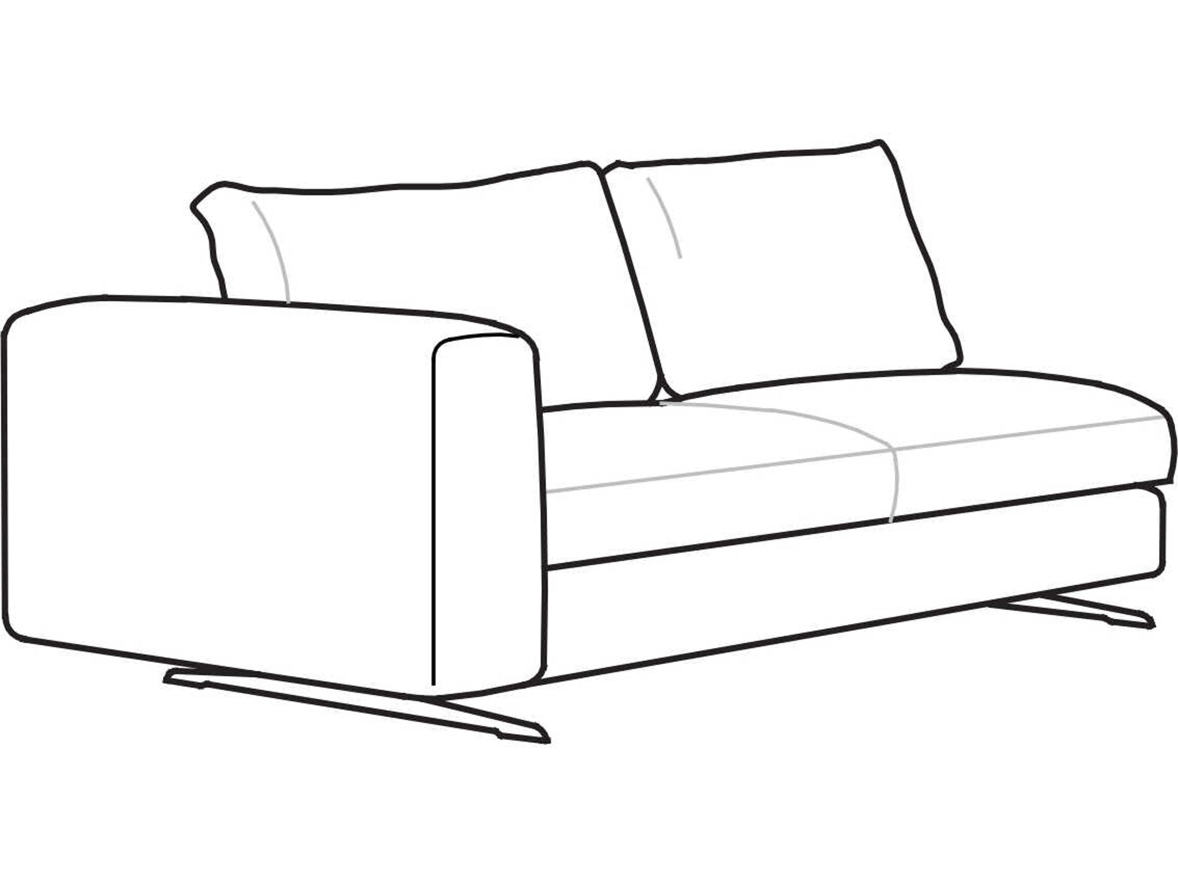 Hug Armchair High Back enveloping modern lounge chair