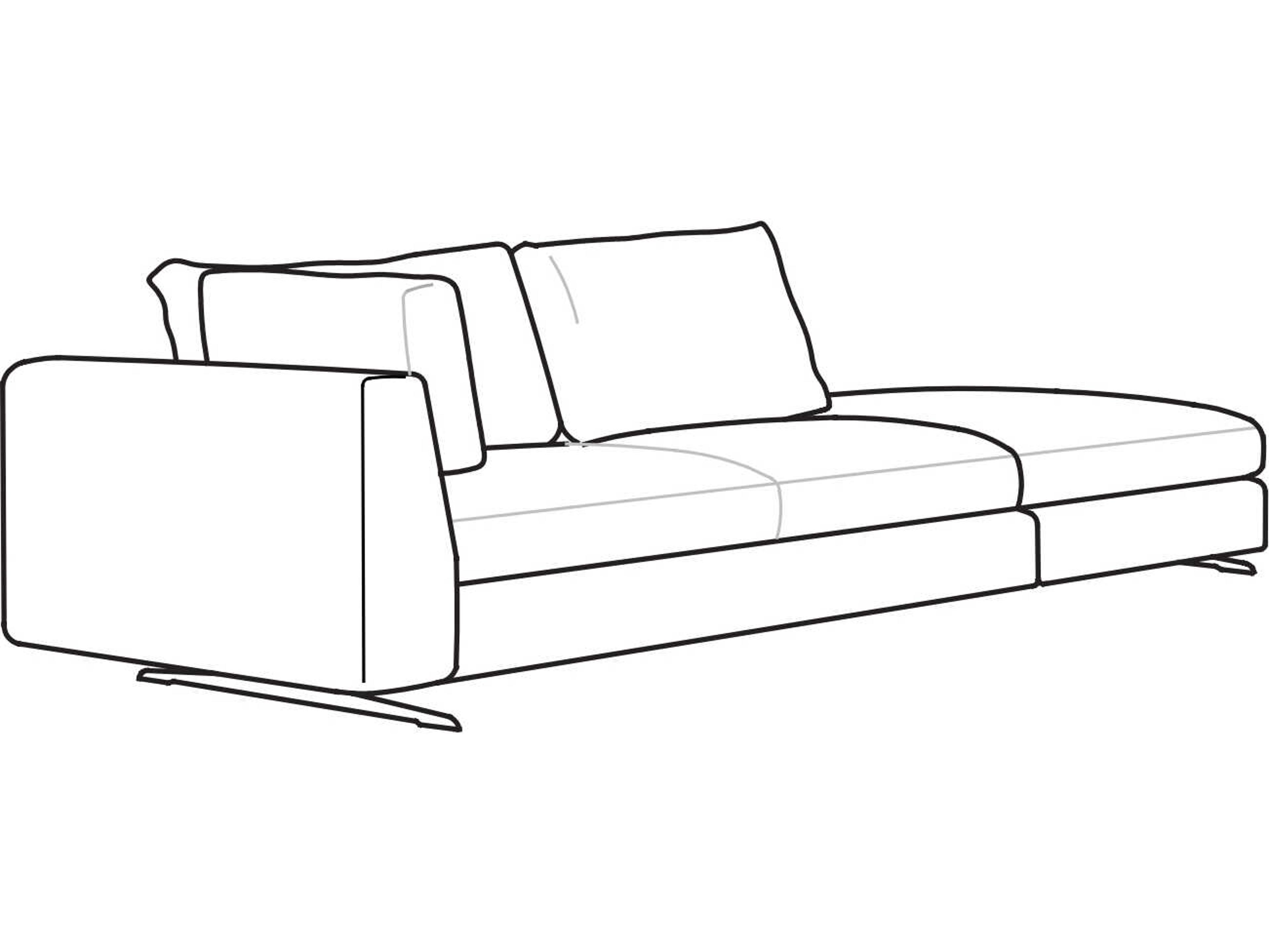 Sigmund Daybed Modern Minimalist Chaise Longue