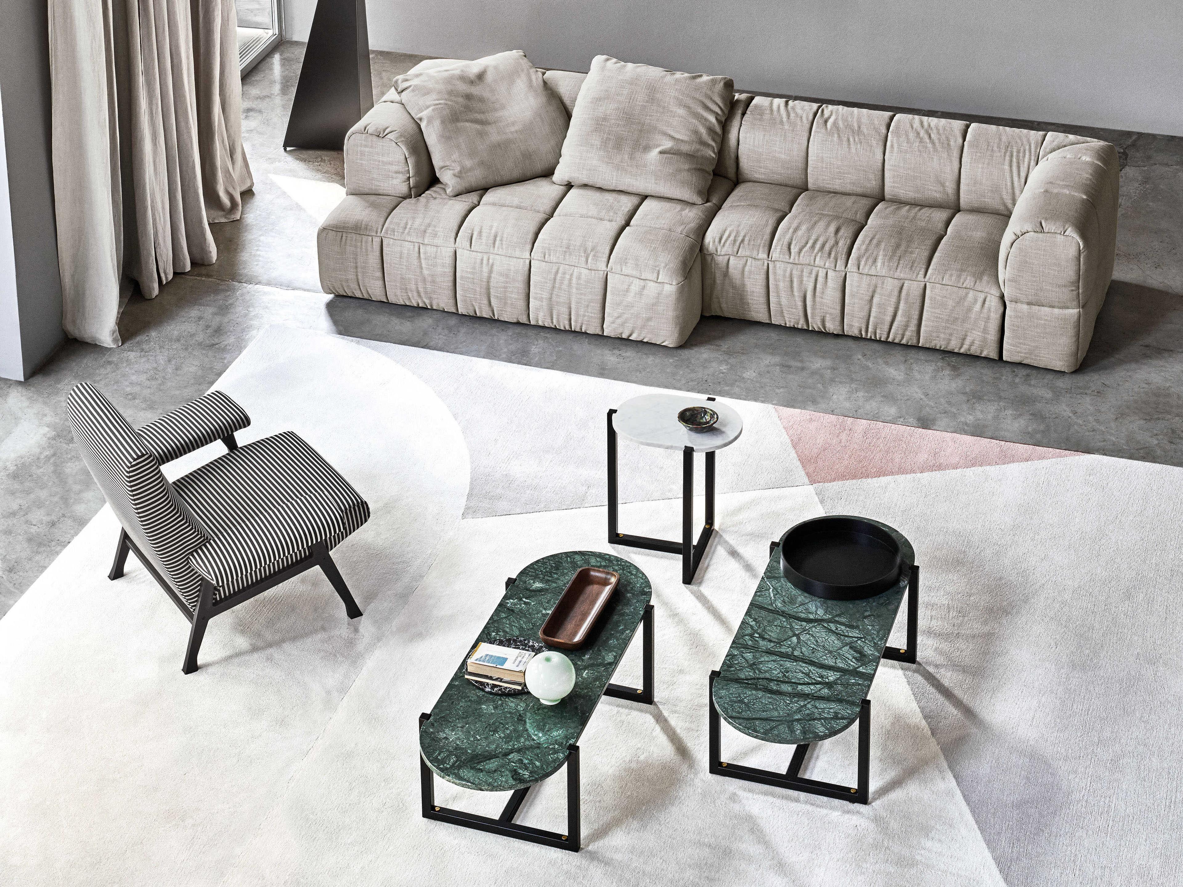 Arflex Sigmund Oval Marble Coffee Table