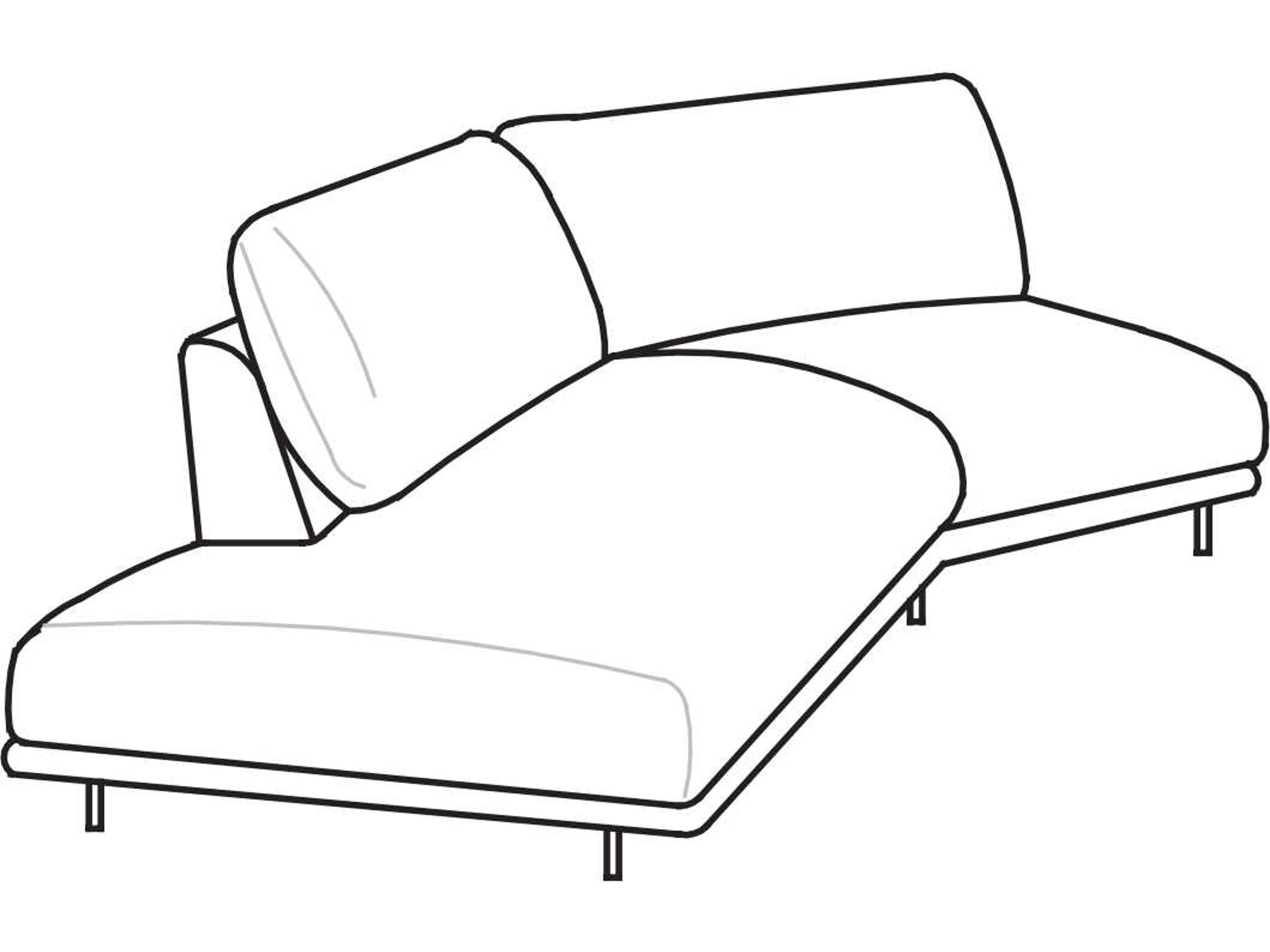 Bel Air Symmetrical Modular Sofa Minimalist