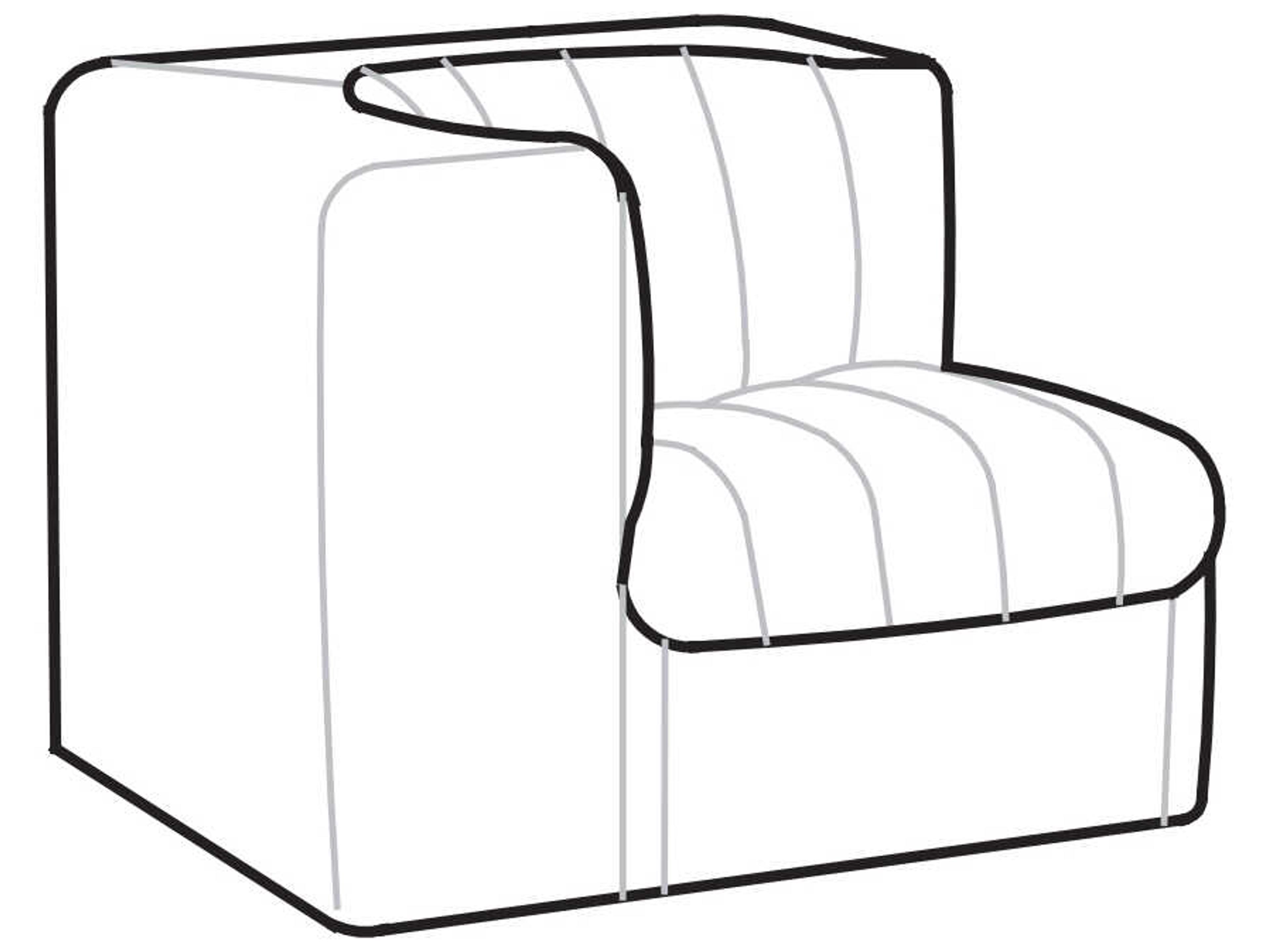 9000 Modular Sofa Element A Tito Agnoli Design