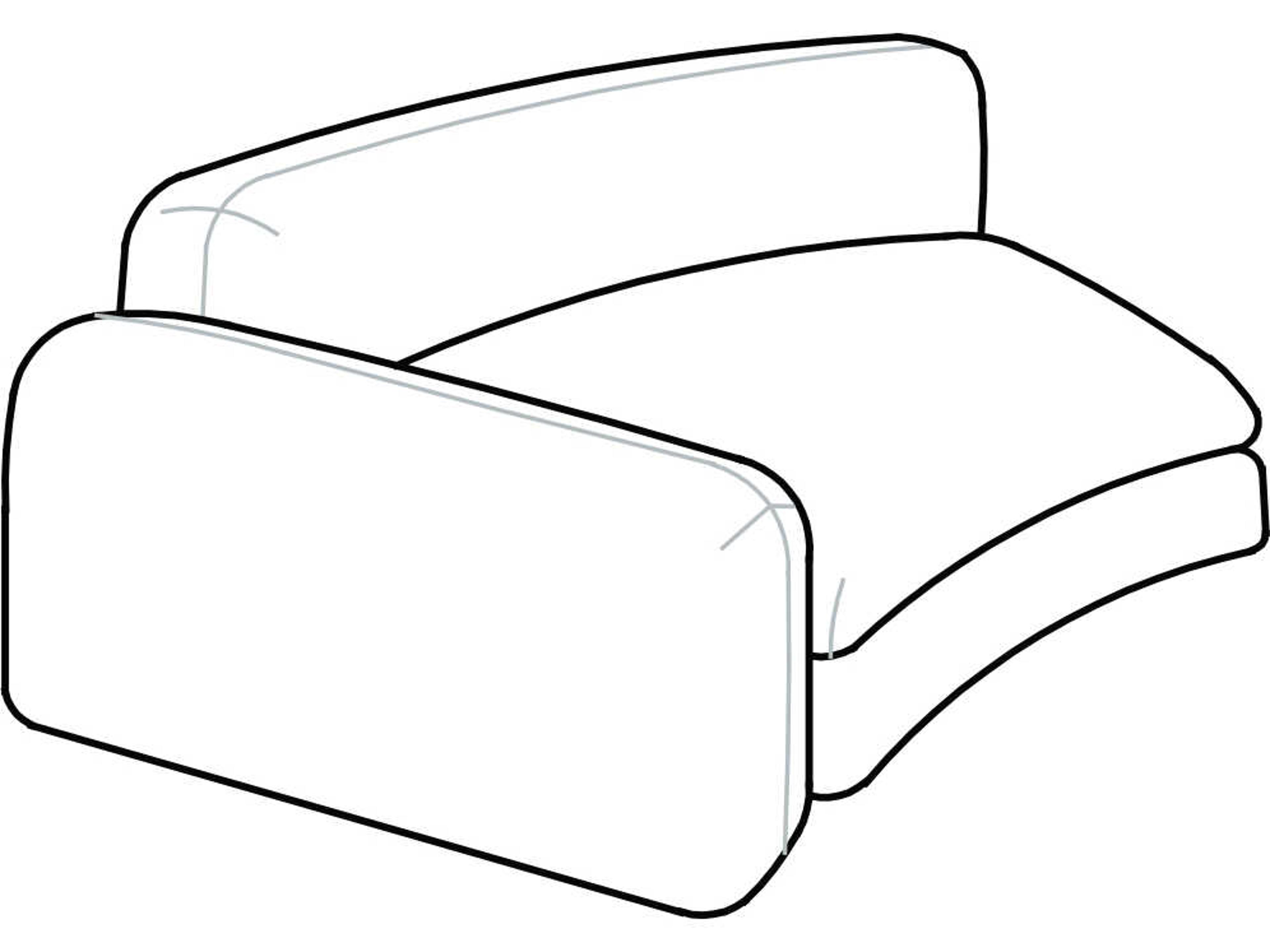 Edo Modular Sofa Arc Shaped