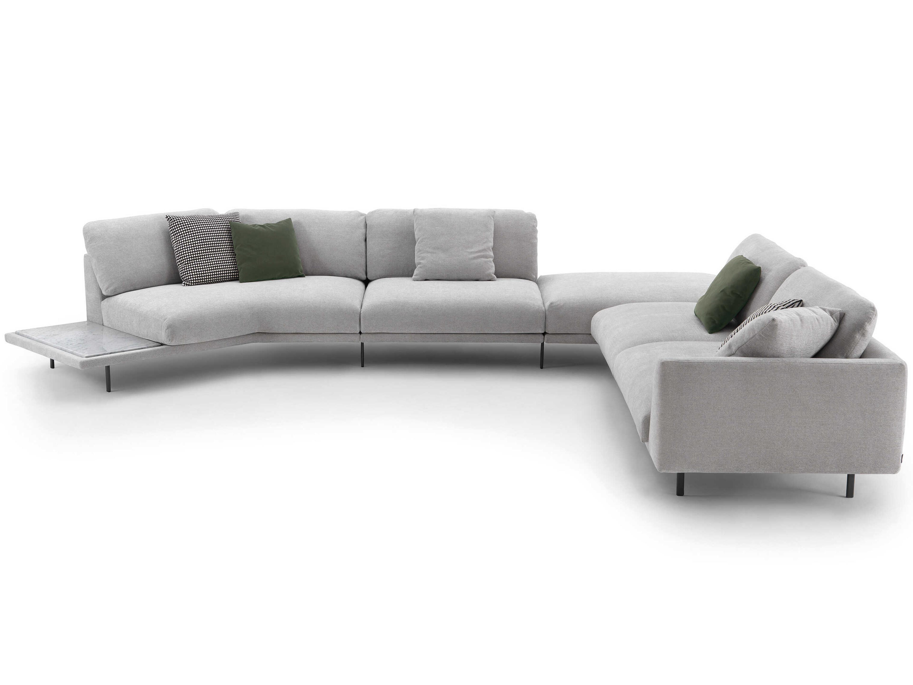 Arflex Bel Air Upholstered Sectional Sofa