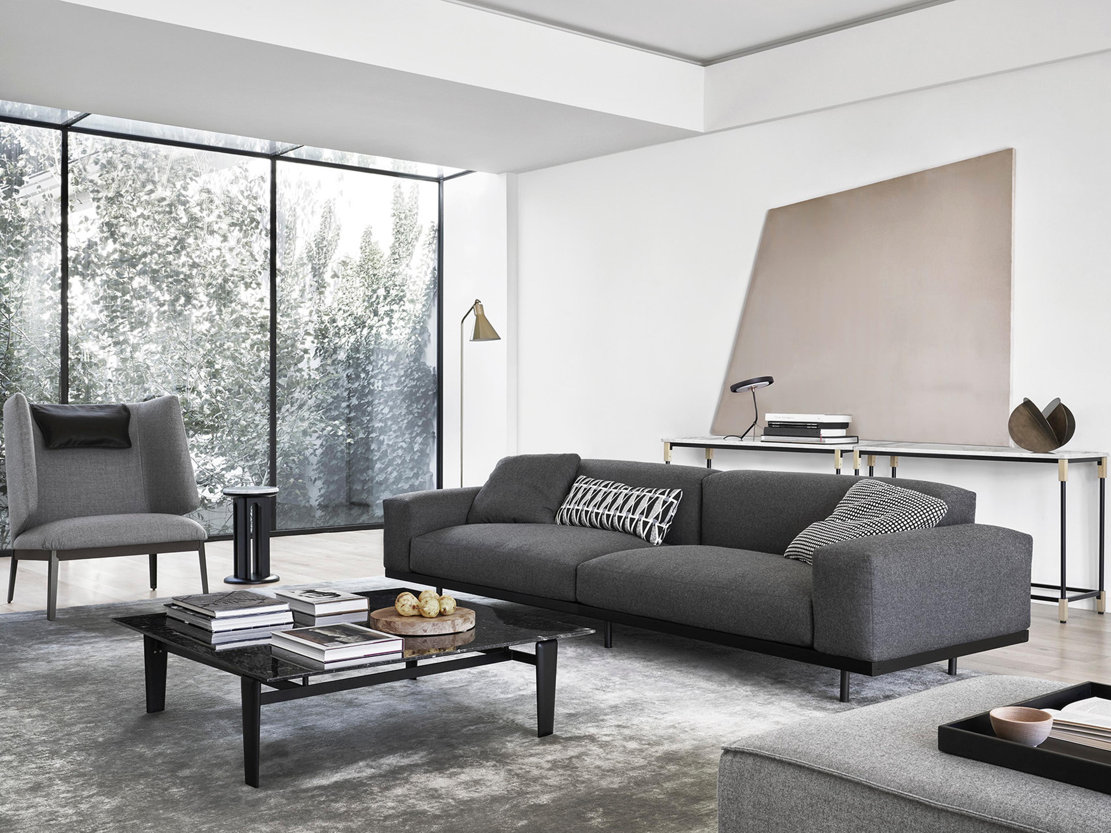 Naviglio Modular Living Room Set Contemporary Italian Sofa