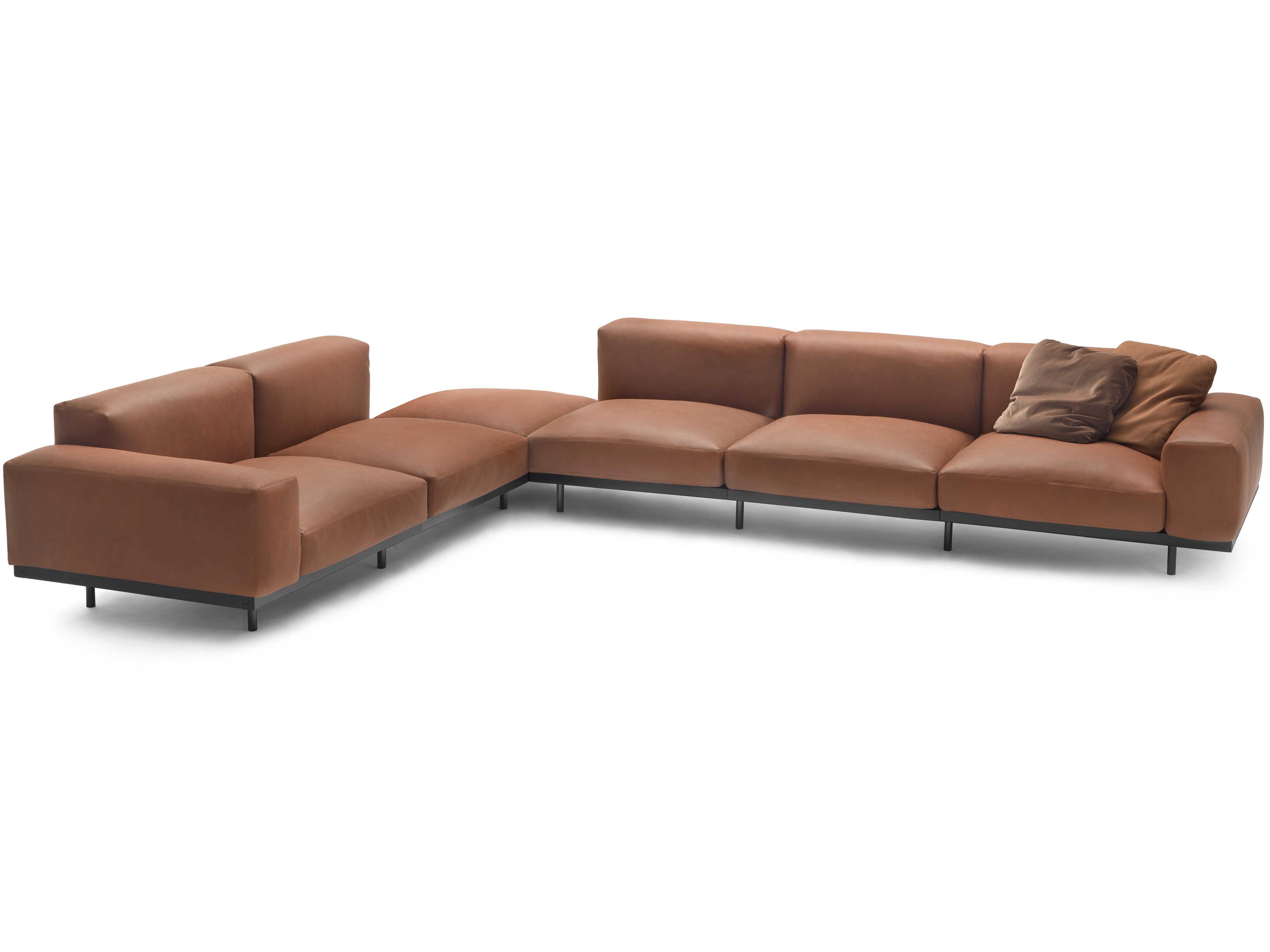 Naviglio Sectional Sofa Modern Leather