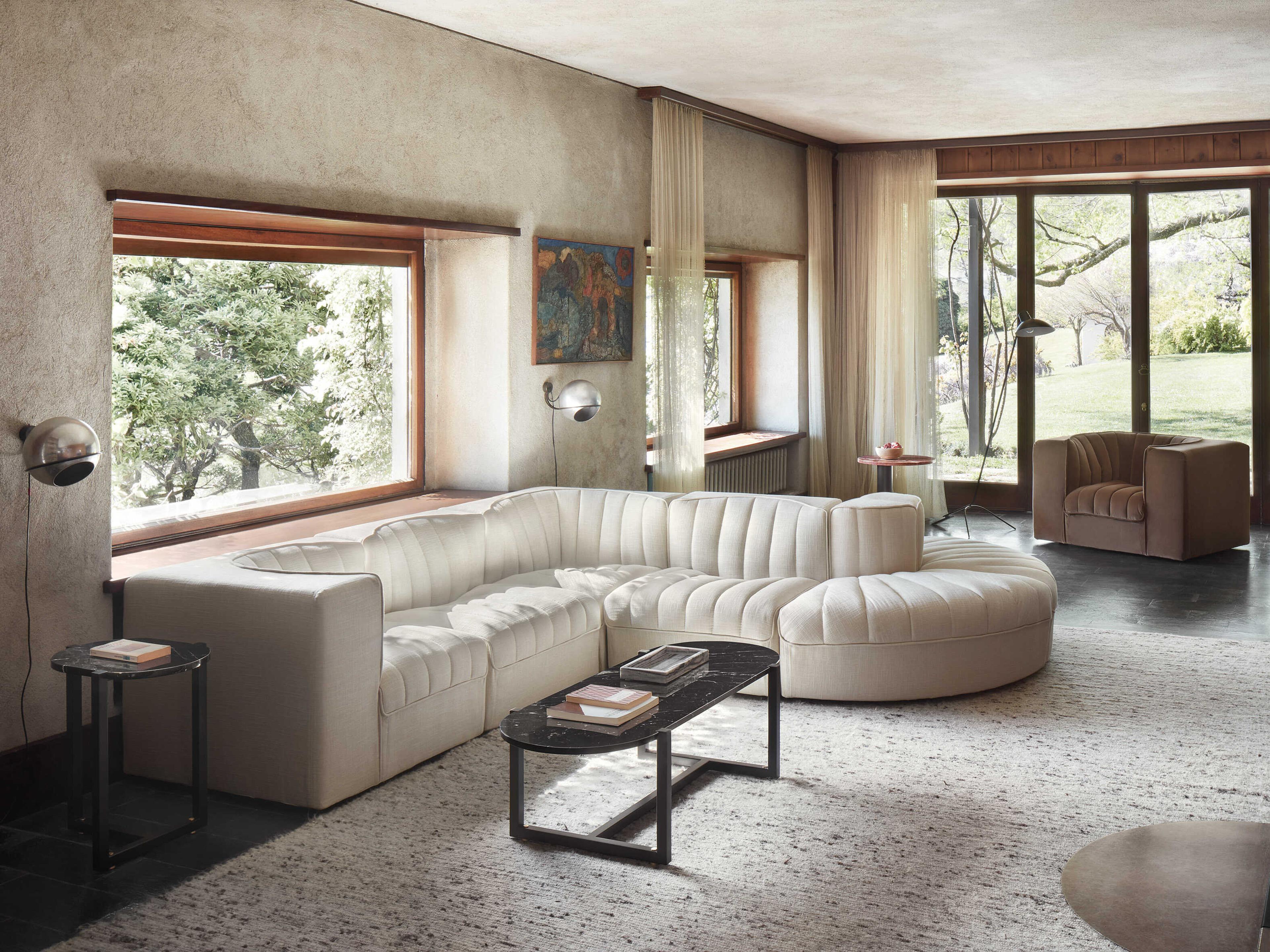 Arflex 9000 Composition-11 Upholstered Sectional Sofa