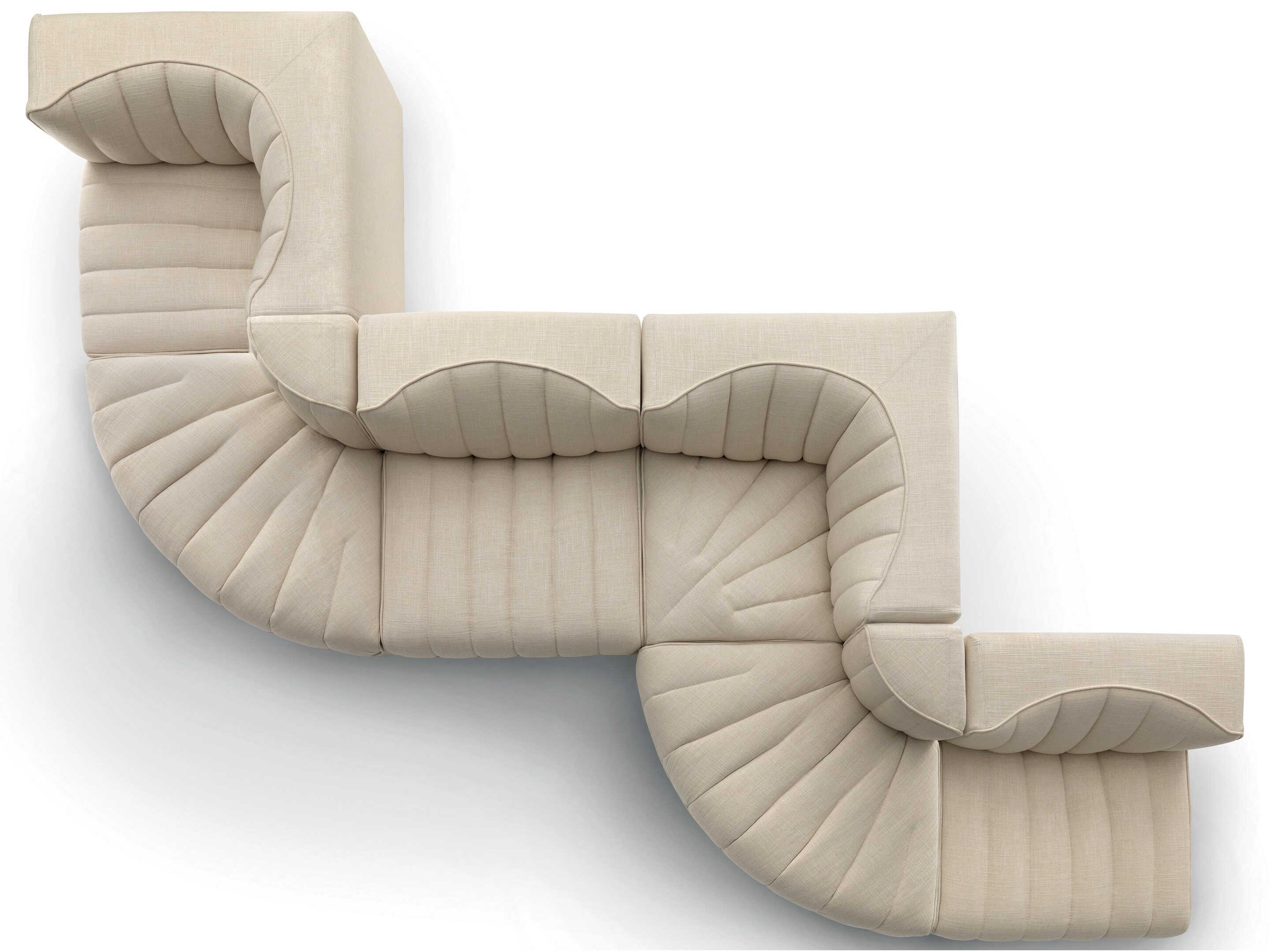 9000 Series Sectional Sofa A Modular and Curved Designer Couch