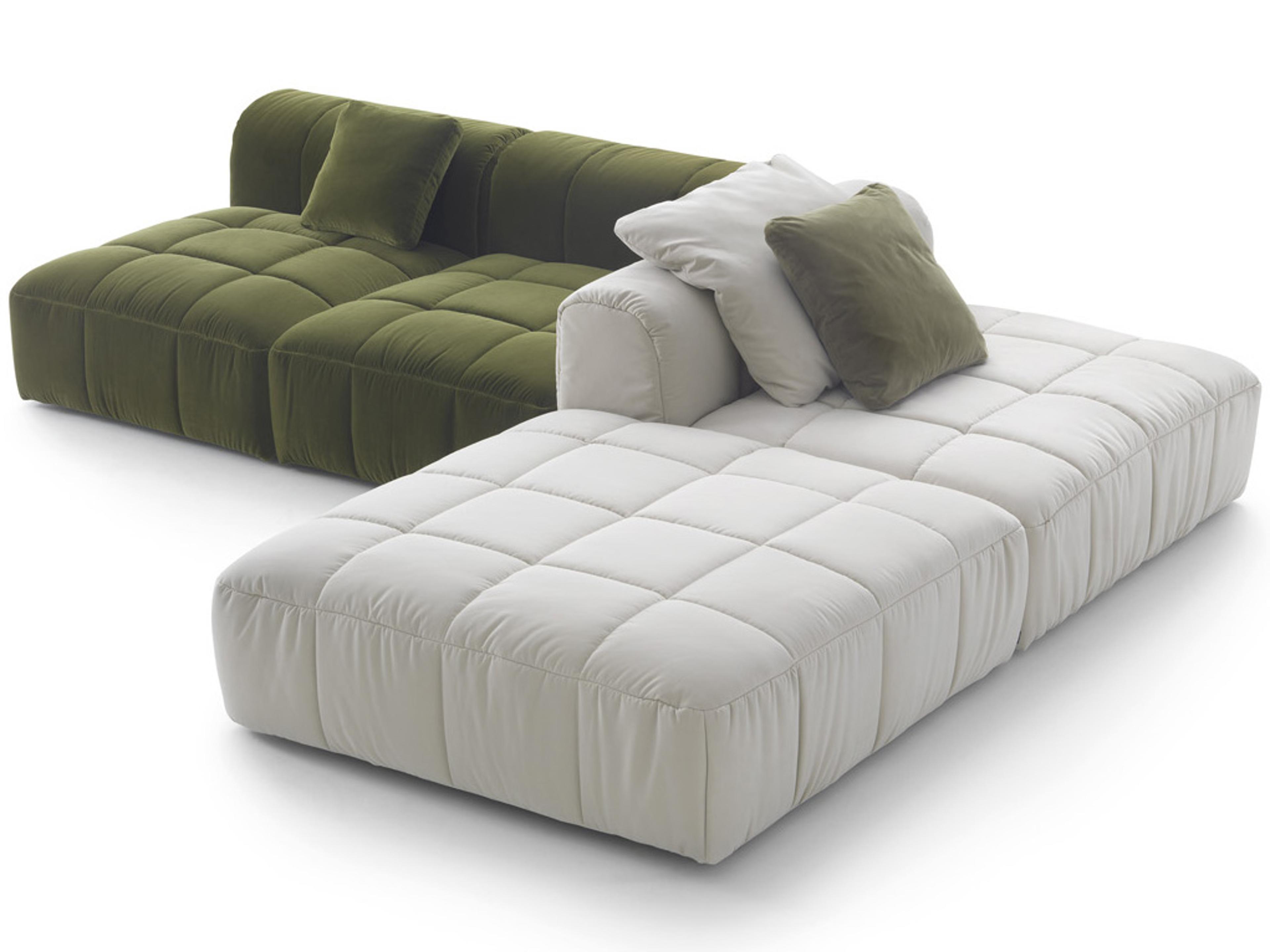 Strips Modular Sectional Sofa Iconic Quilted Design