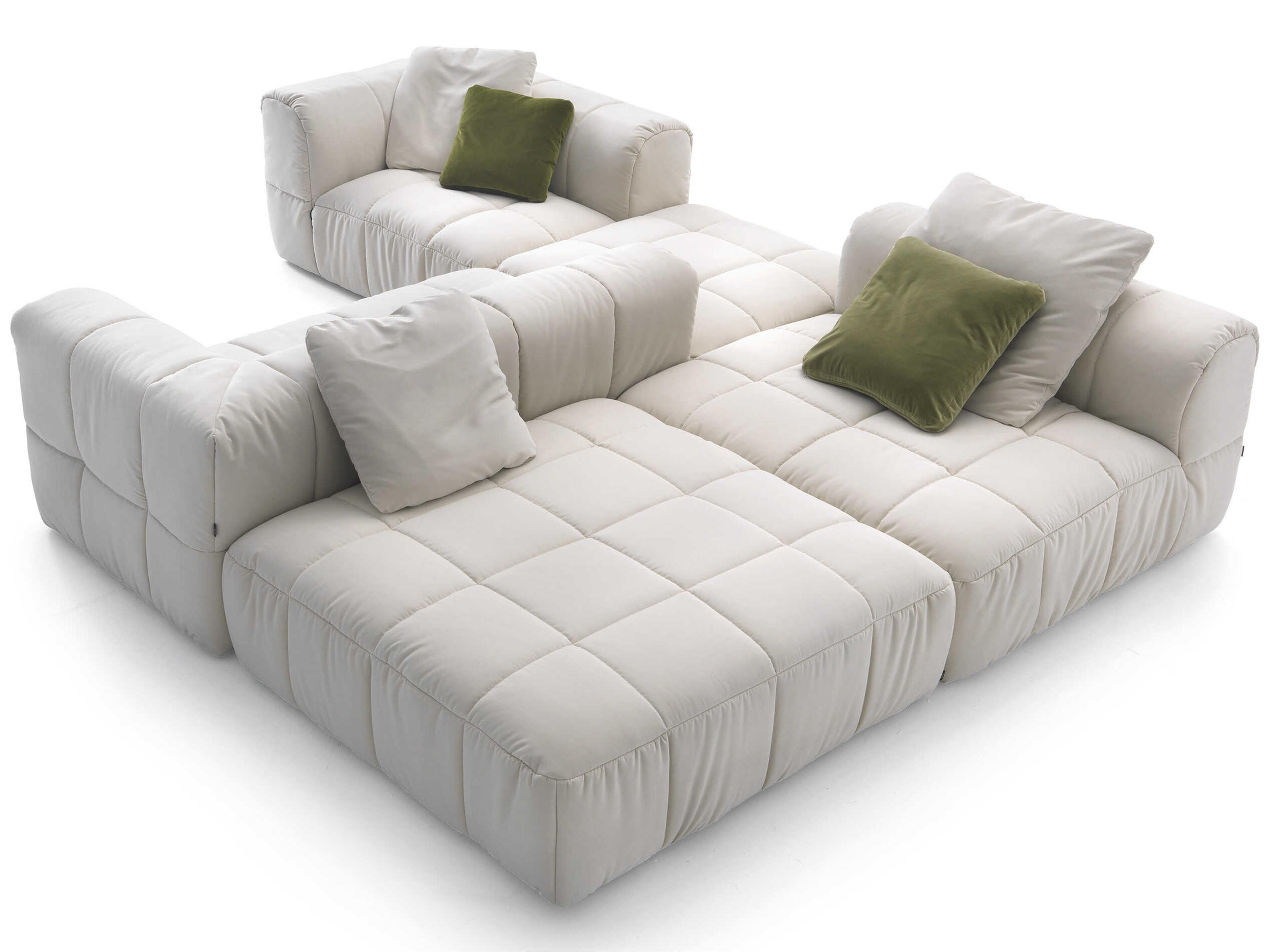 Arflex Strips Upholstered Sectional Sofa
