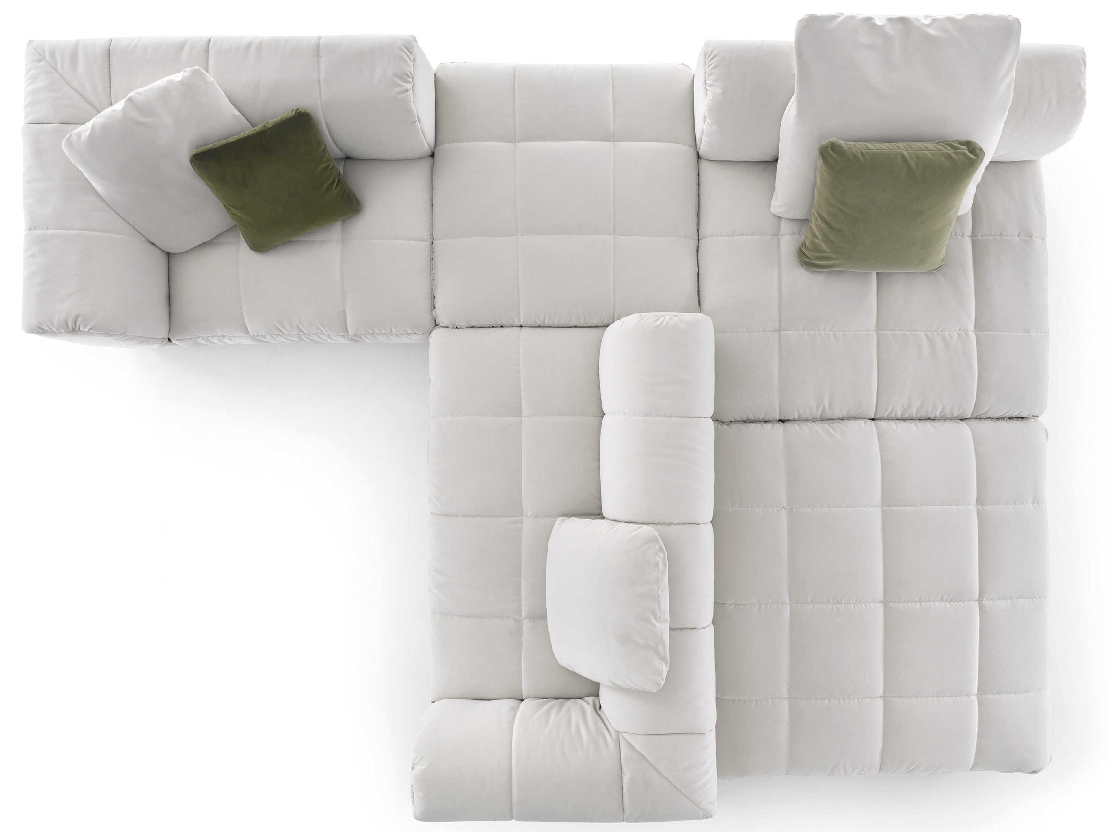 Arflex Strips Upholstered Sectional Sofa