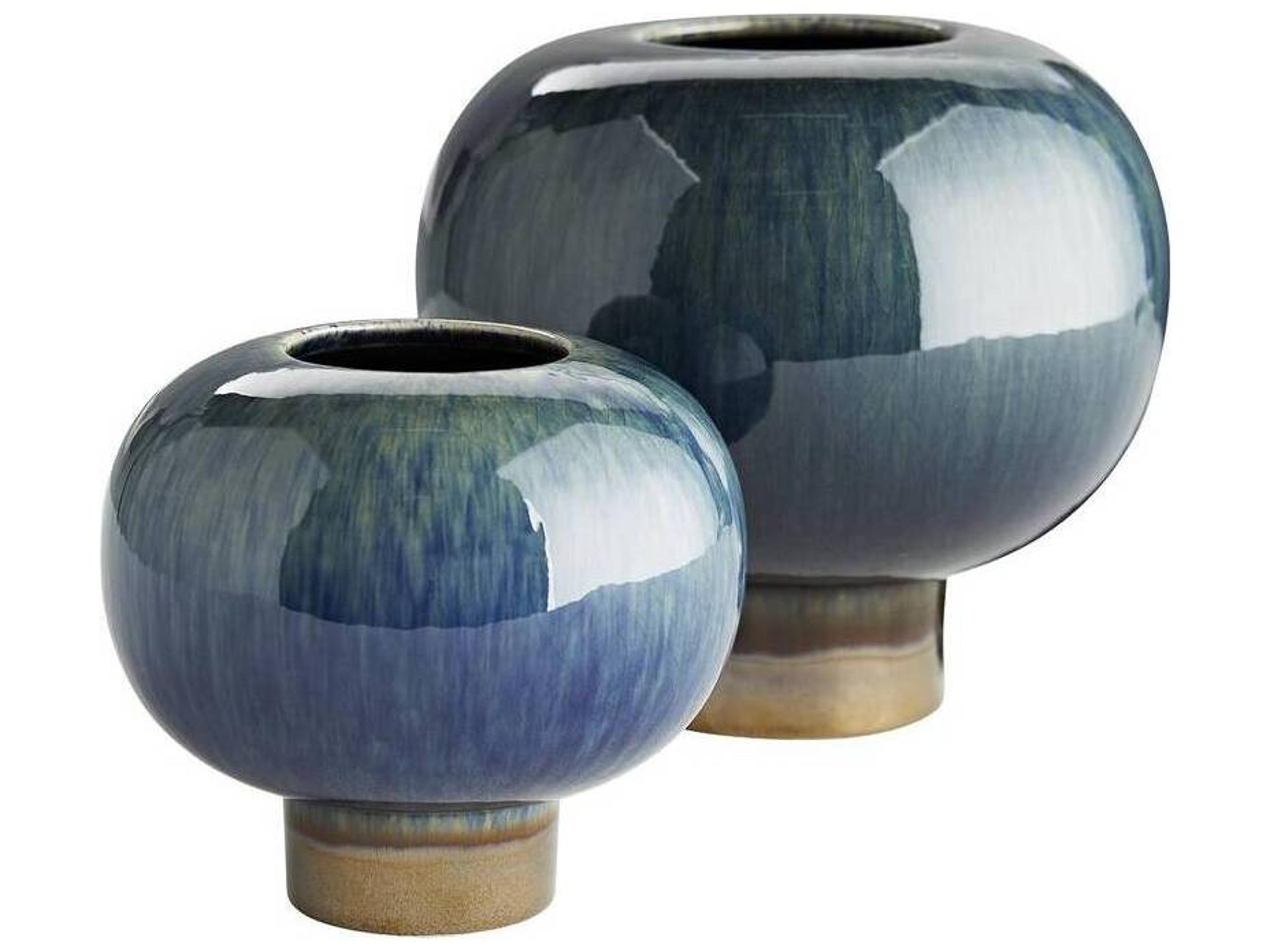 Arteriors Home Tuttle Peacock Bronze Vase Set of 2