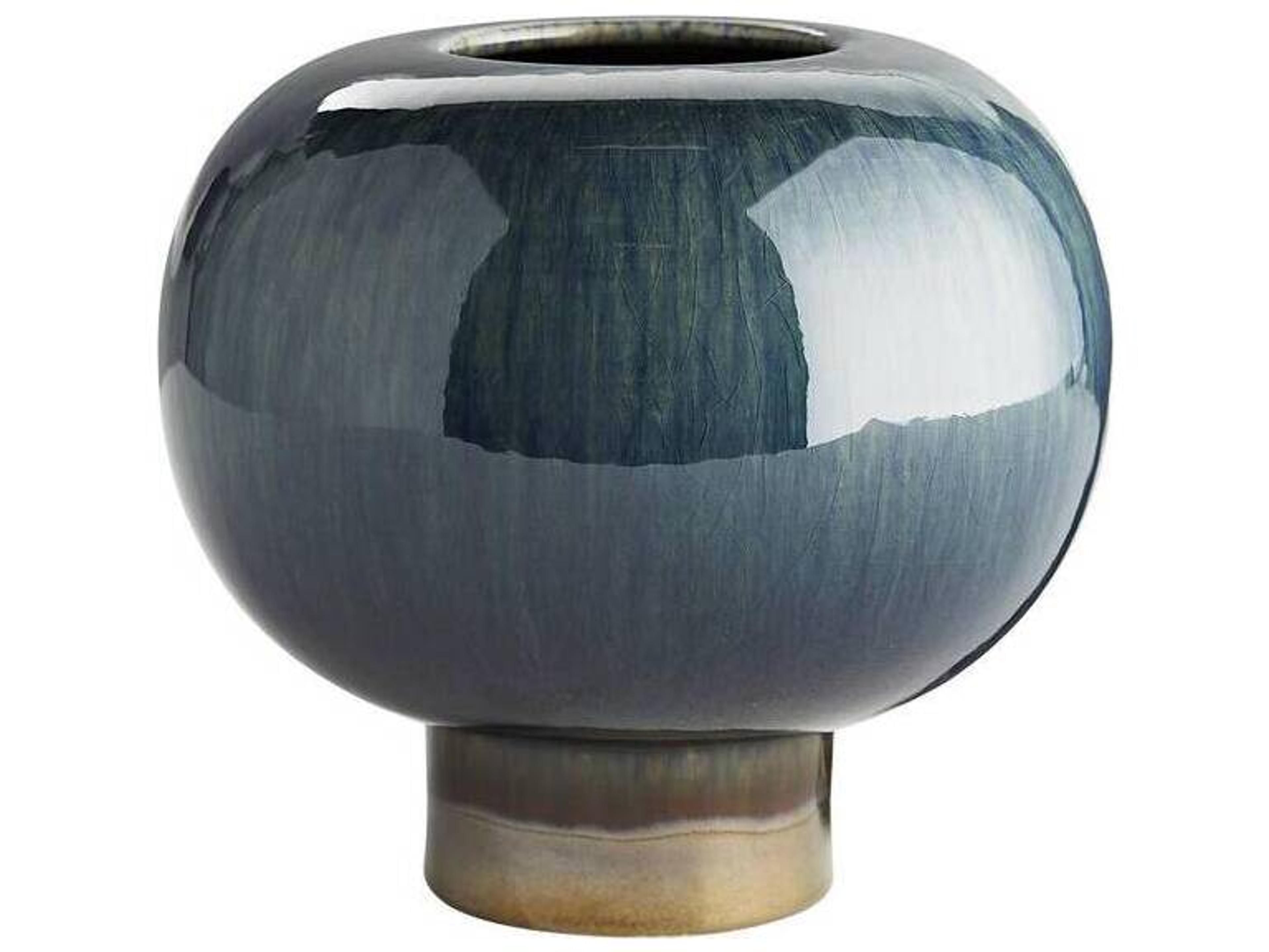 Arteriors Home Tuttle Peacock Bronze Vase Set of 2