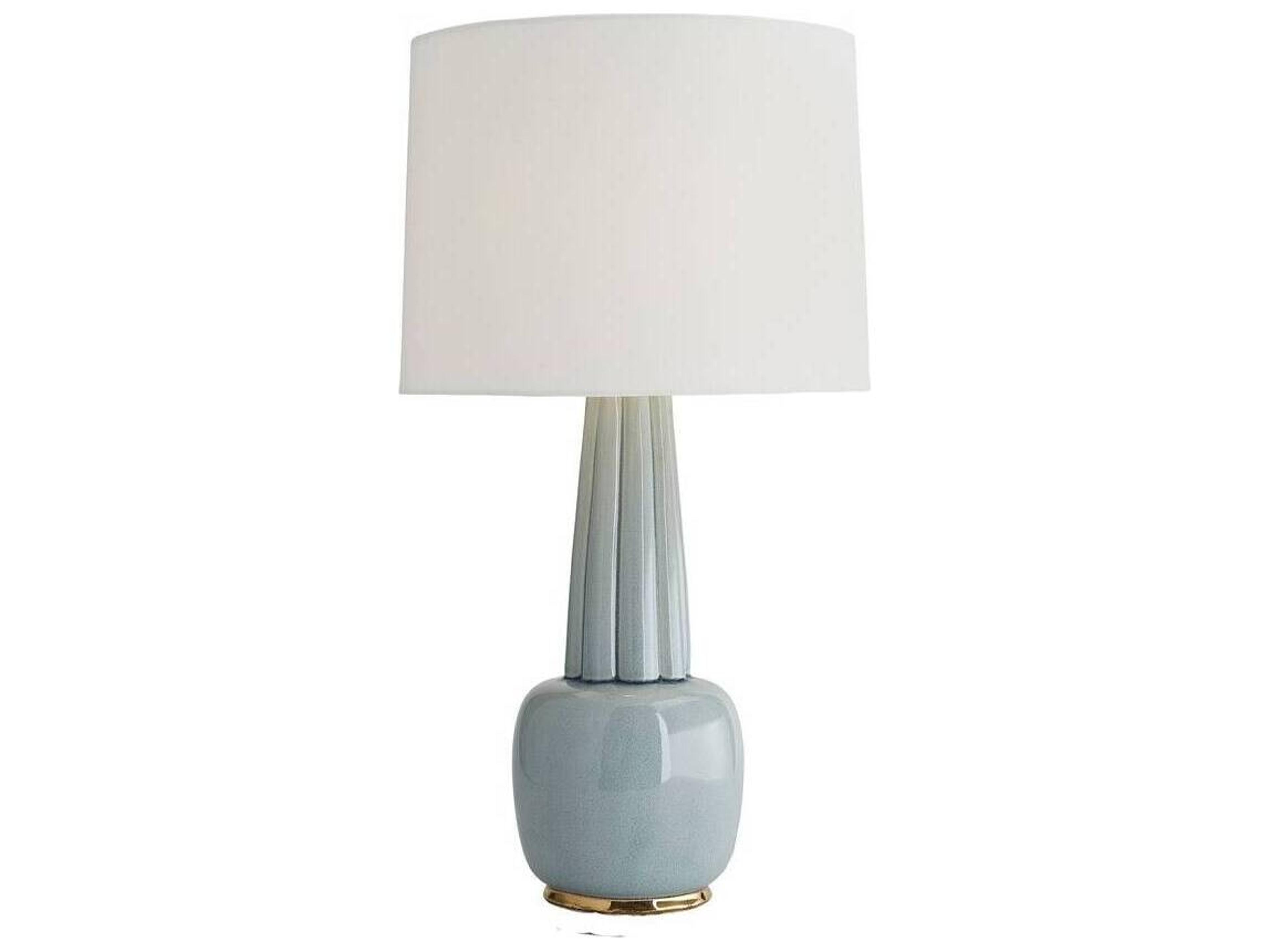 Arteriors Home Arlington Celadon Gold Blue Buffet Lamp